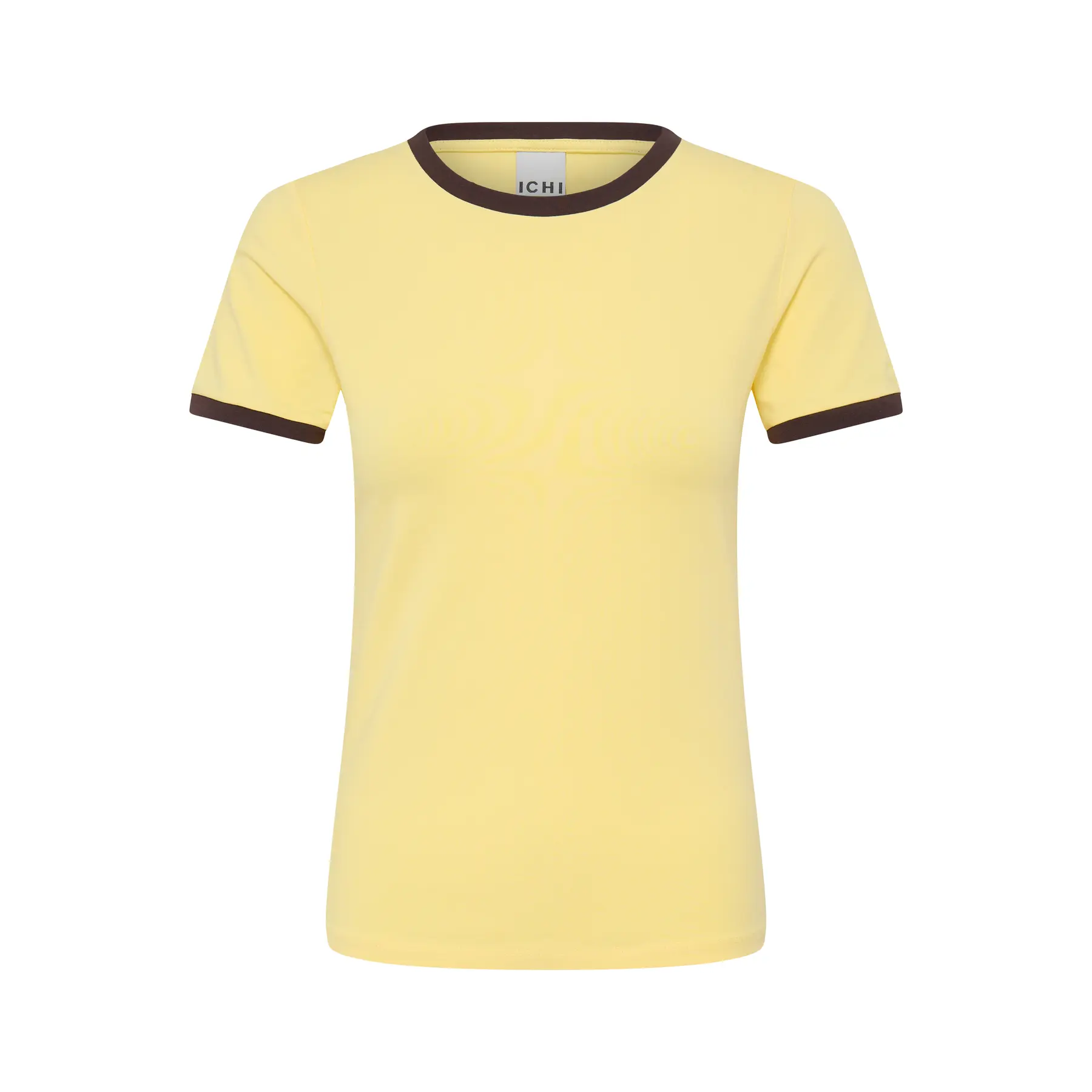 Ichi Women's Jaune T-Shirt Ihmolly