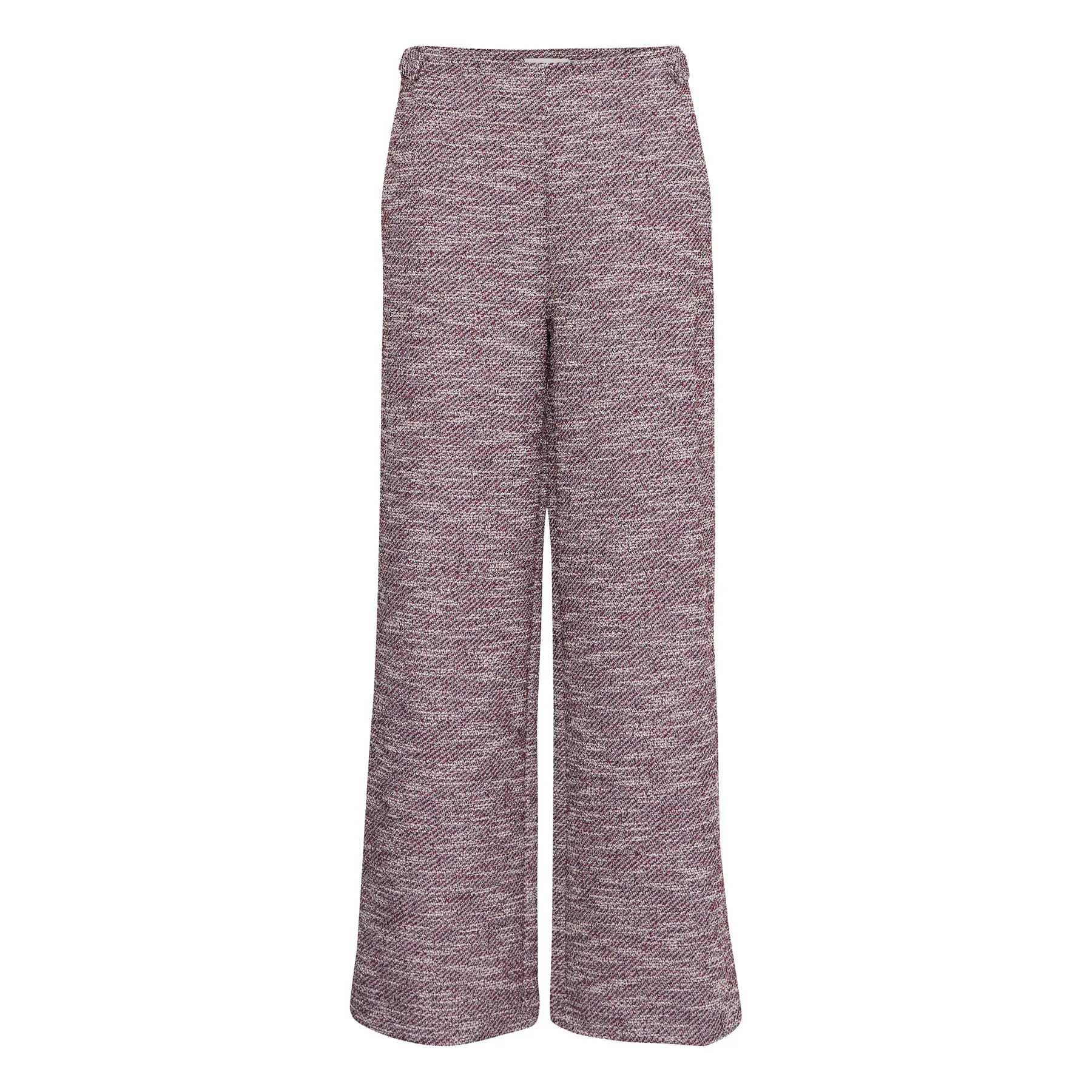 Women's wide-leg Trousers Ichi Kate CheclÃ©