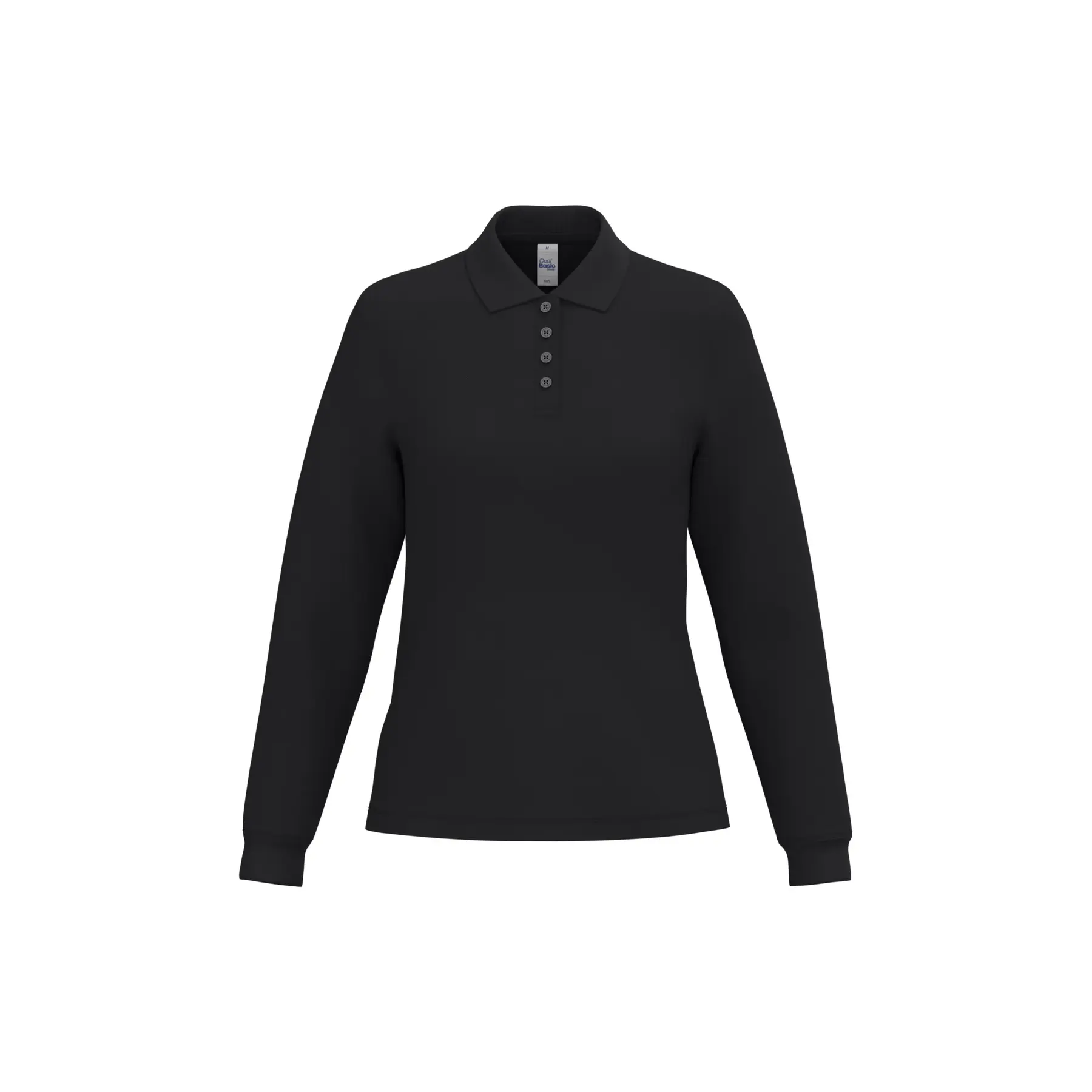 Polo-Shirt, langarm, Damen iDeal Basic Brand