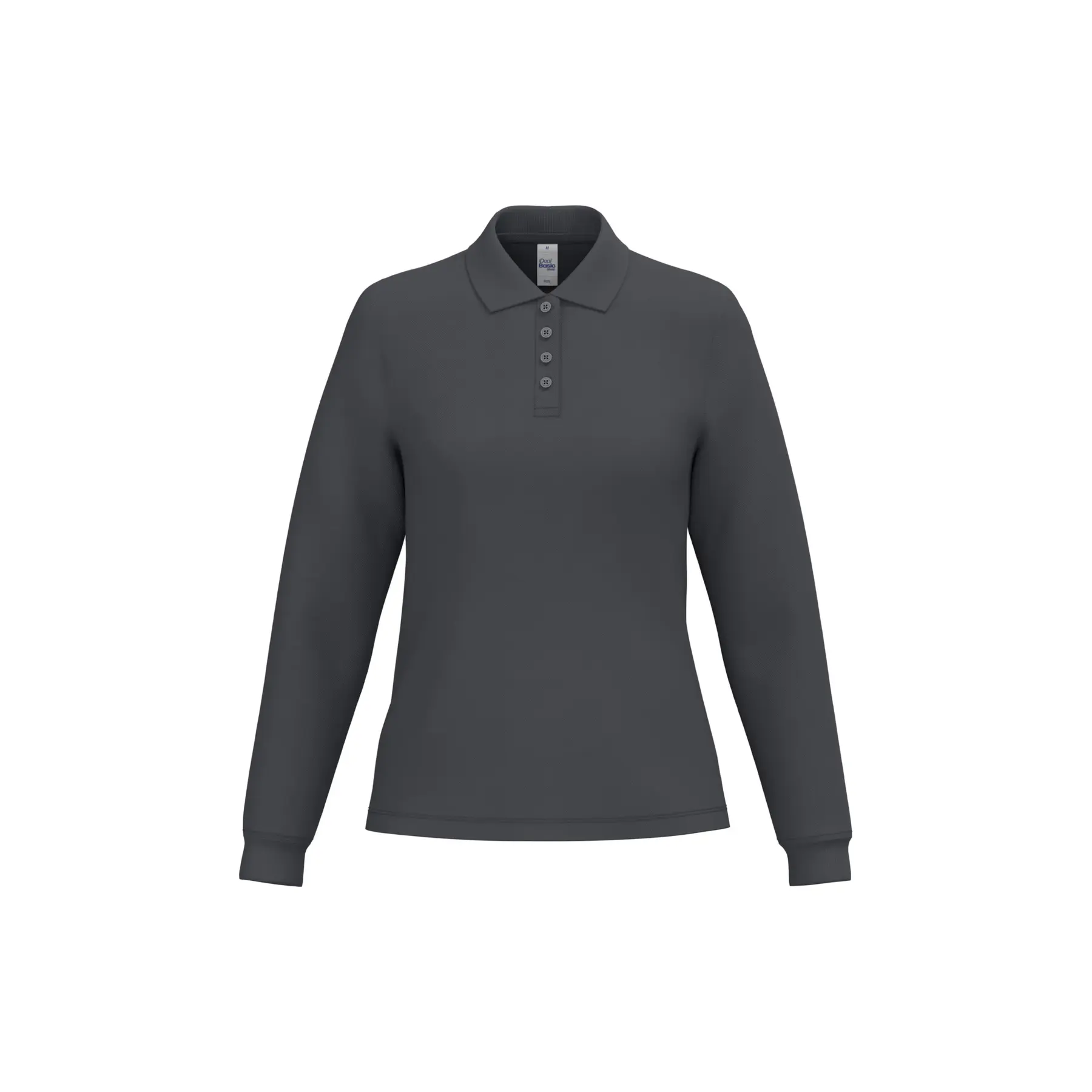 Polo-Shirt, langarm, Damen iDeal Basic Brand