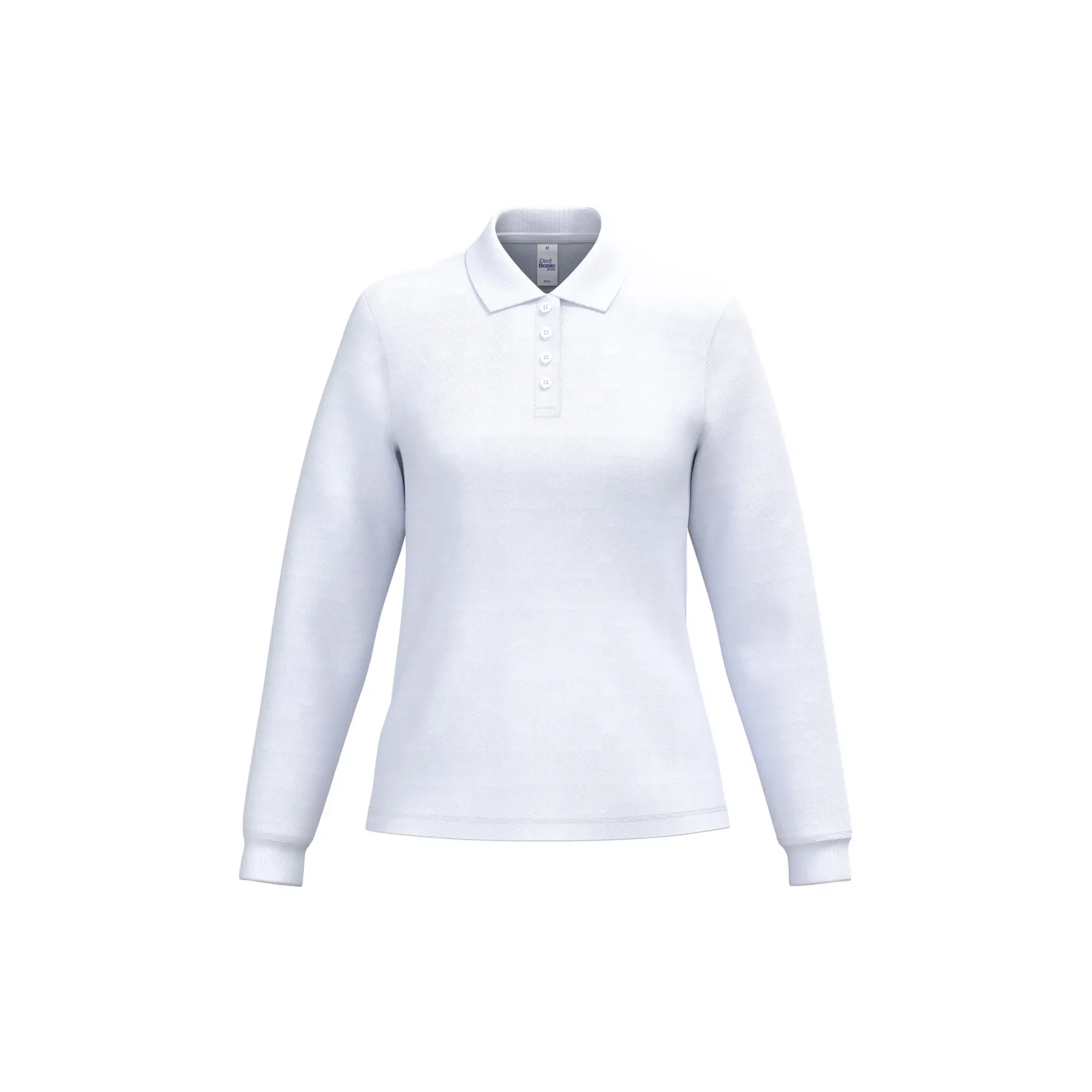 Polo-Shirt, langarm, Damen iDeal Basic Brand