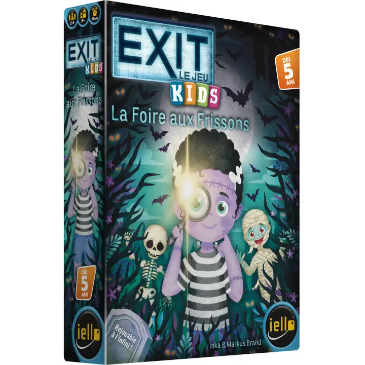 Gesellschaftsspiele IELLO Exit Kids : La Foire aux Frissons
