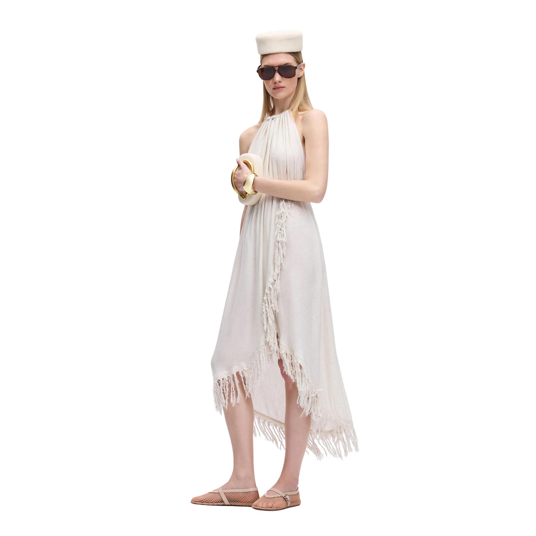 8682376168557 - Hanf Rückenfreies Kleid Damen Ikikiz