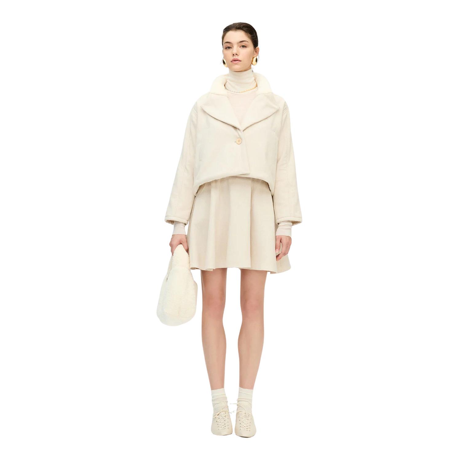 8682376169875 - Damen Sherpa-Jacke mit Chevronmuster Ikikiz