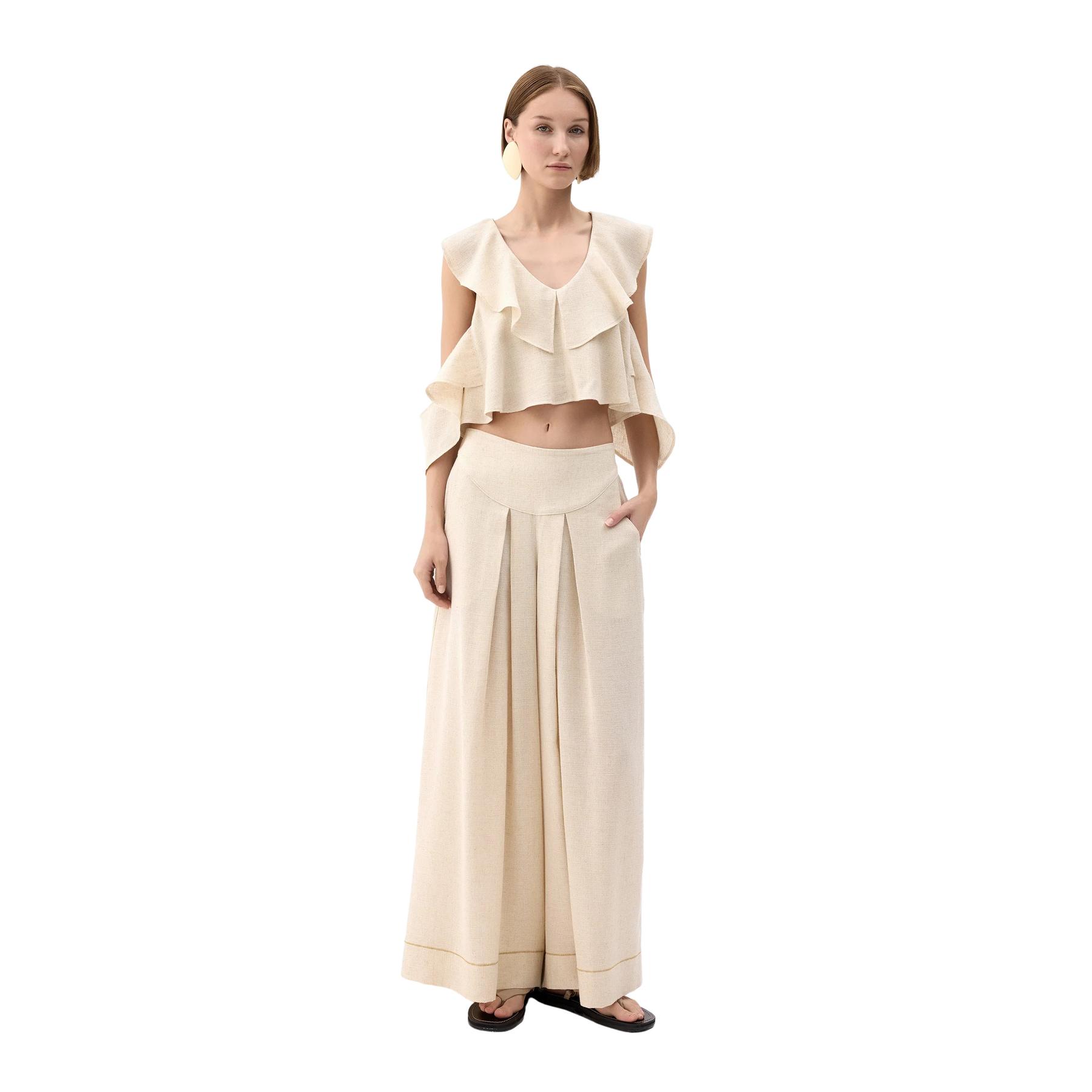 8682376169493 - Helle Damen-Linwand-Hosen Ikikiz