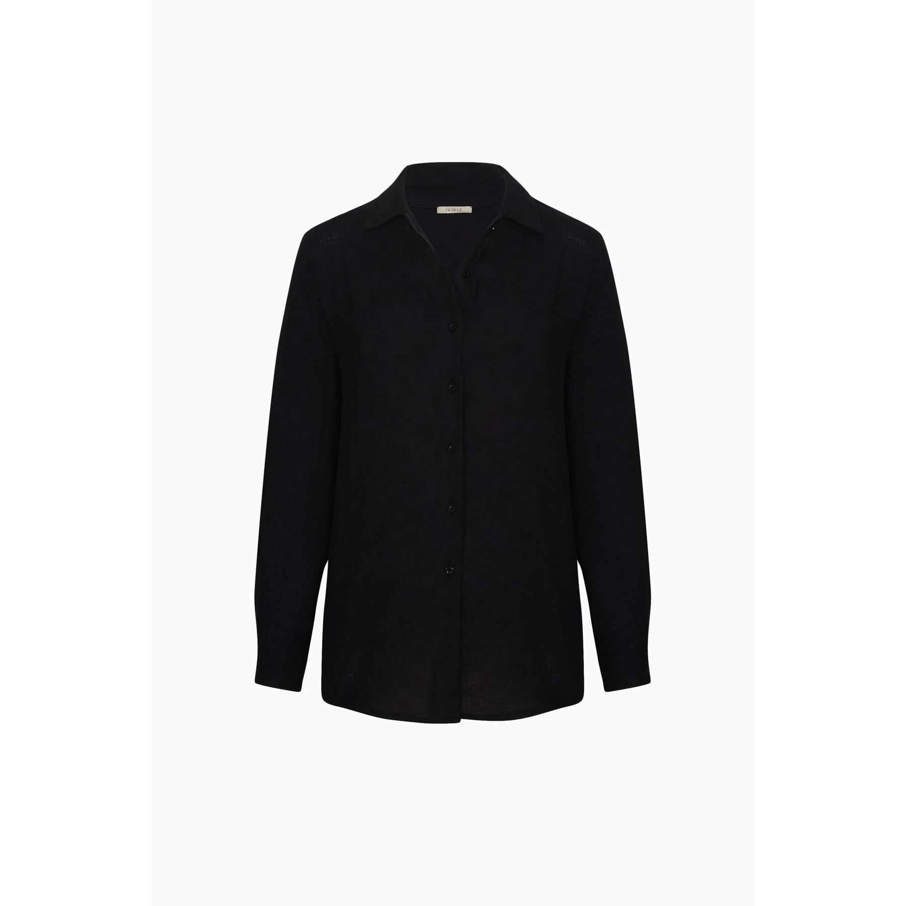 8682376169448 - Oversize-Leinenhemd für Frauen Ikikiz