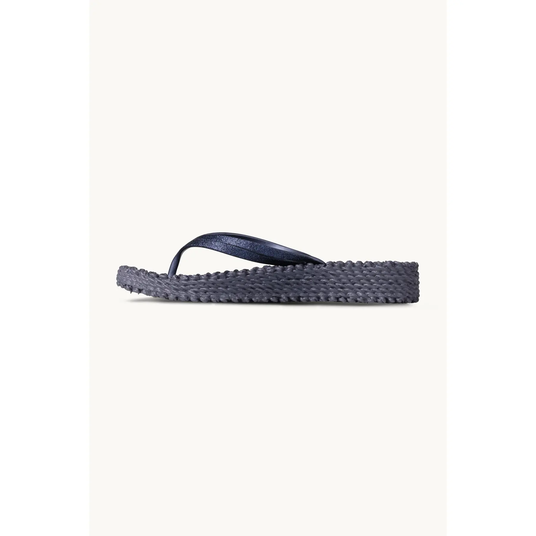 Ilse Jacobsen Hornbæk Women's Bleu Wedge Platform Flip-Flops Glitter