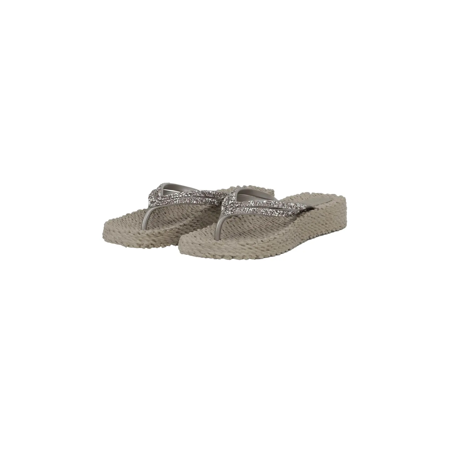 Wedge Platform Flip-Flops With Sparkling Stones Women Ilse Jacobsen Hornbæk