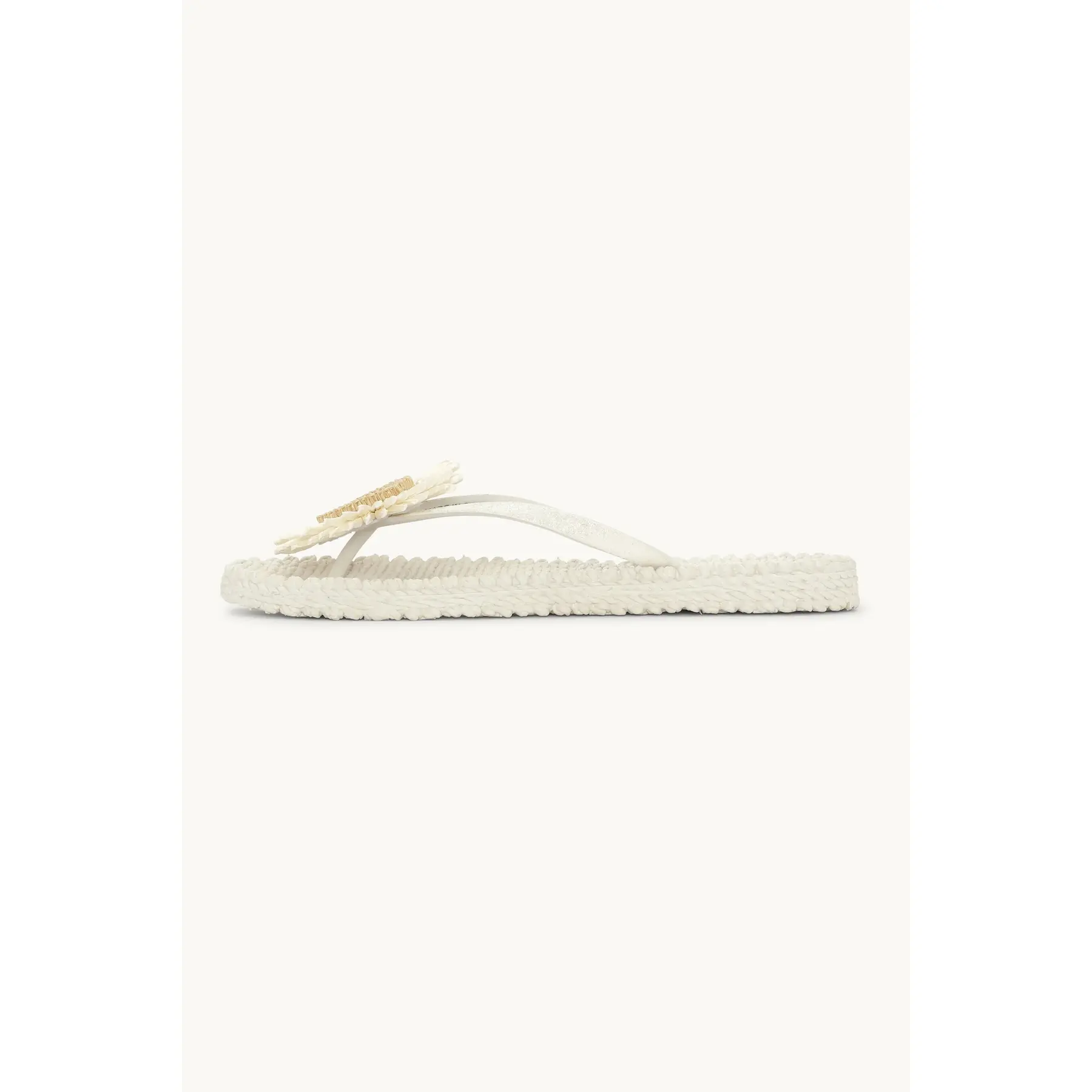 Ilse Jacobsen Hornbæk Women's Blanc Flower Flip-Flops