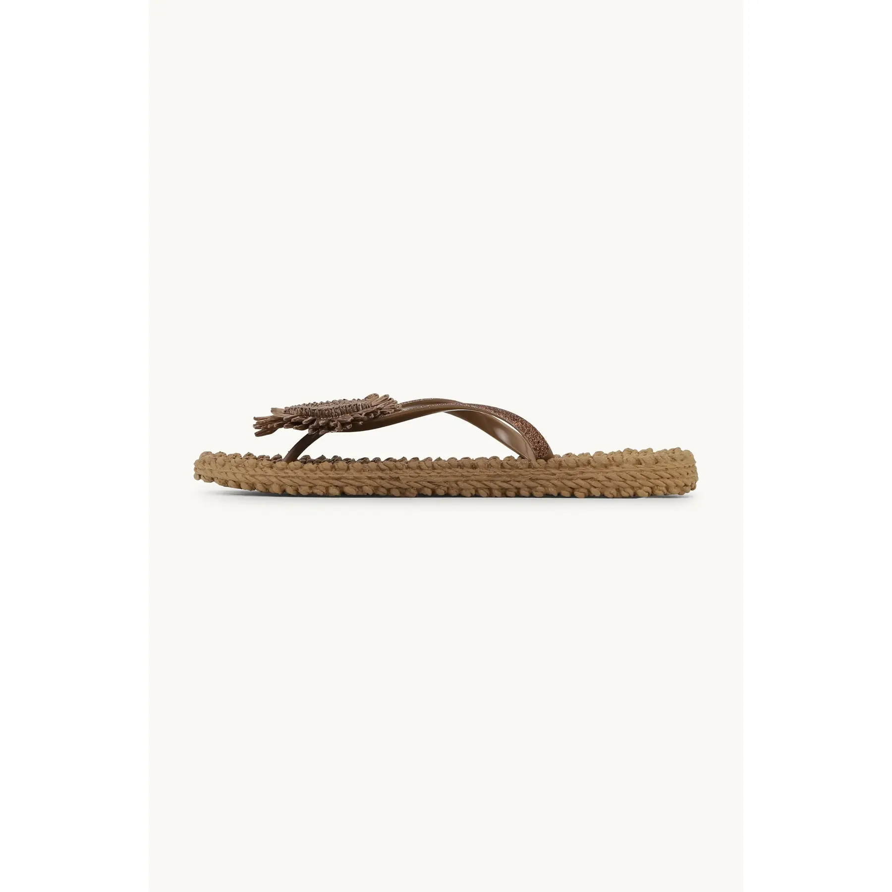 Ilse Jacobsen Hornbæk Women's Marron Flower Flip-Flops