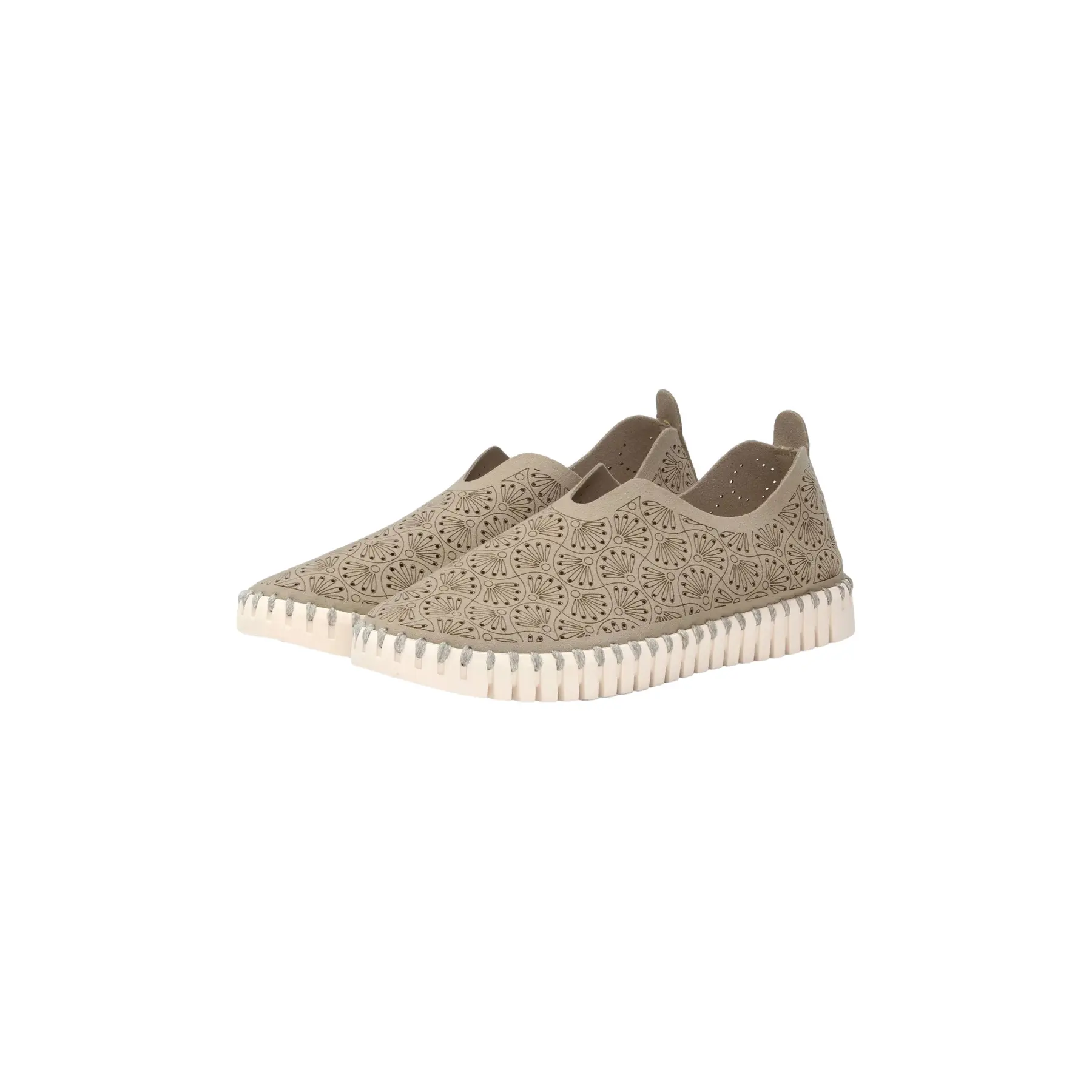 Organic Print Women's Espadrilles Ilse Jacobsen Hornbæk Tulip Organic
