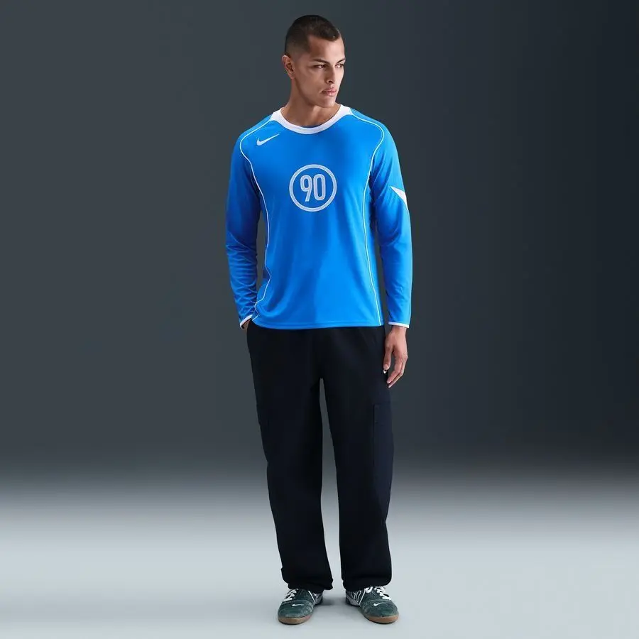 Langarmtrikot Total 90 - Bleu - male - Size: 2XL