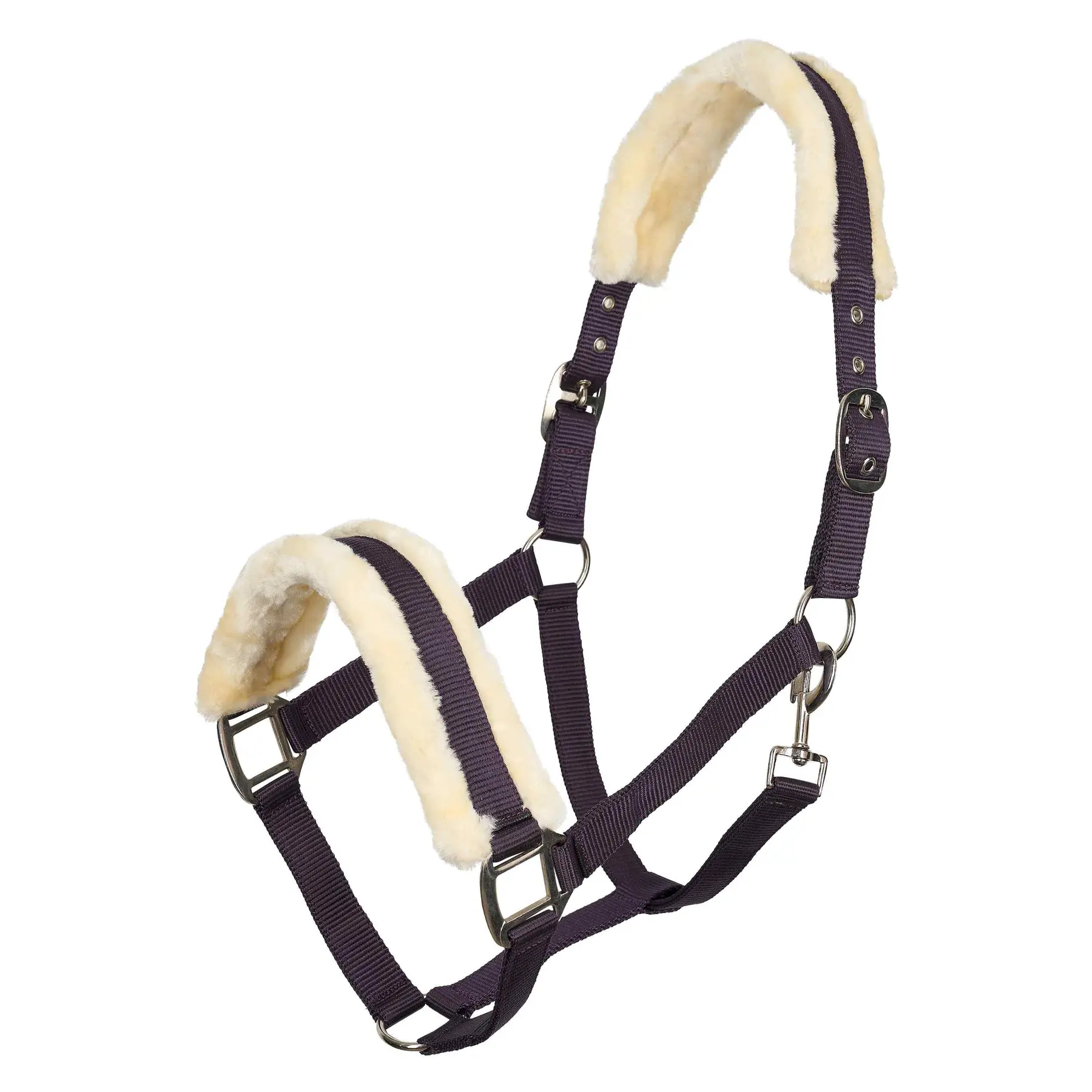 Imperial Riding Noir Halter For Horse Classic Fur