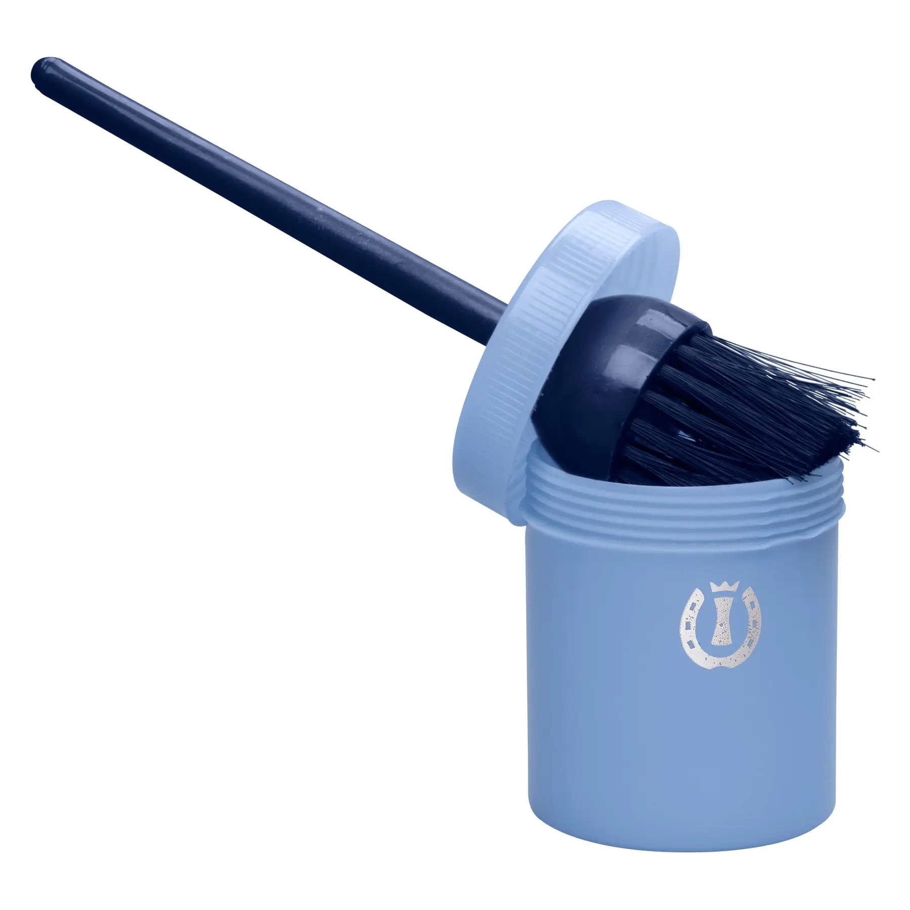 Imperial Riding Bleu Horse Hoof Oil Brush With Pot