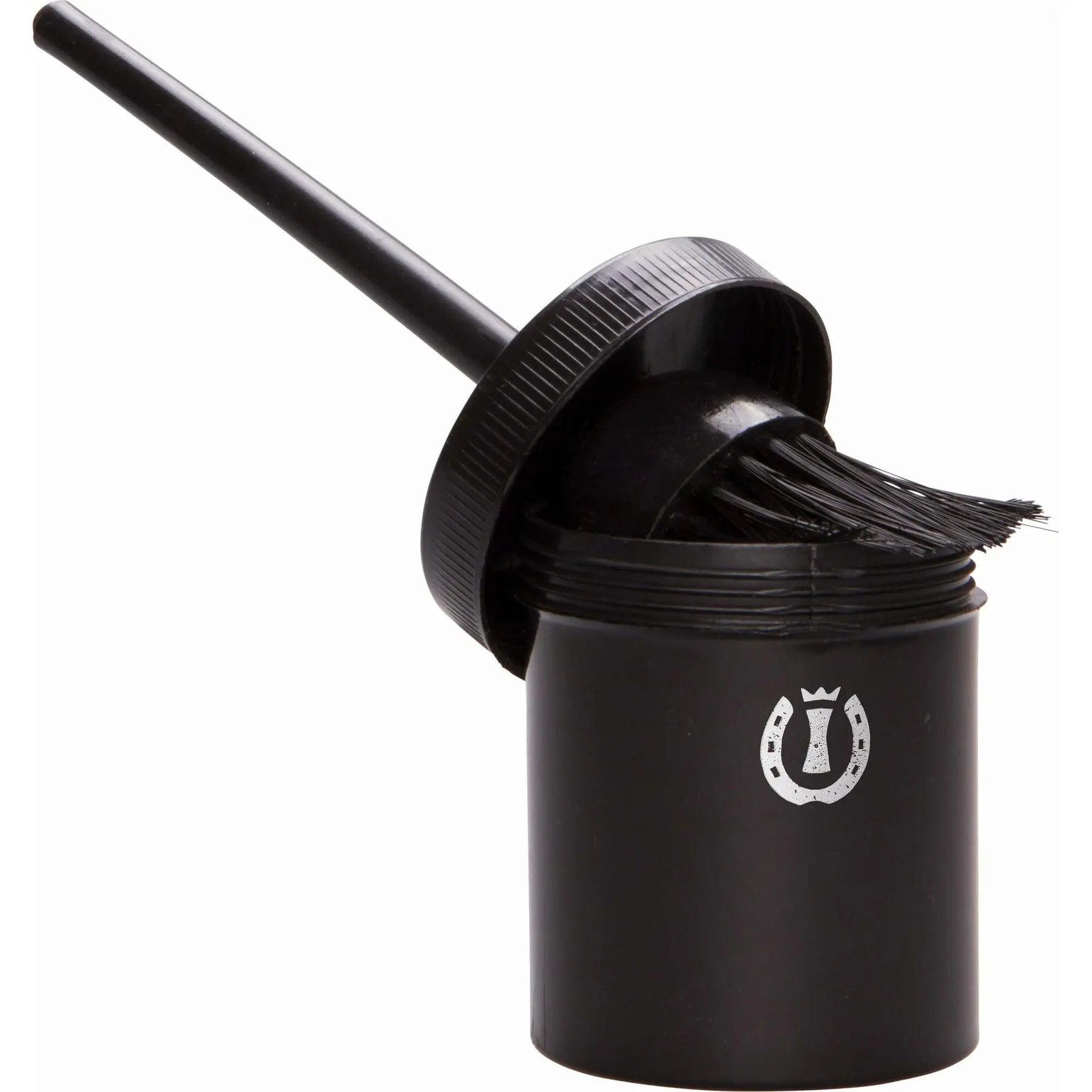 Imperial Riding Noir Horse Hoof Oil Brush With Pot