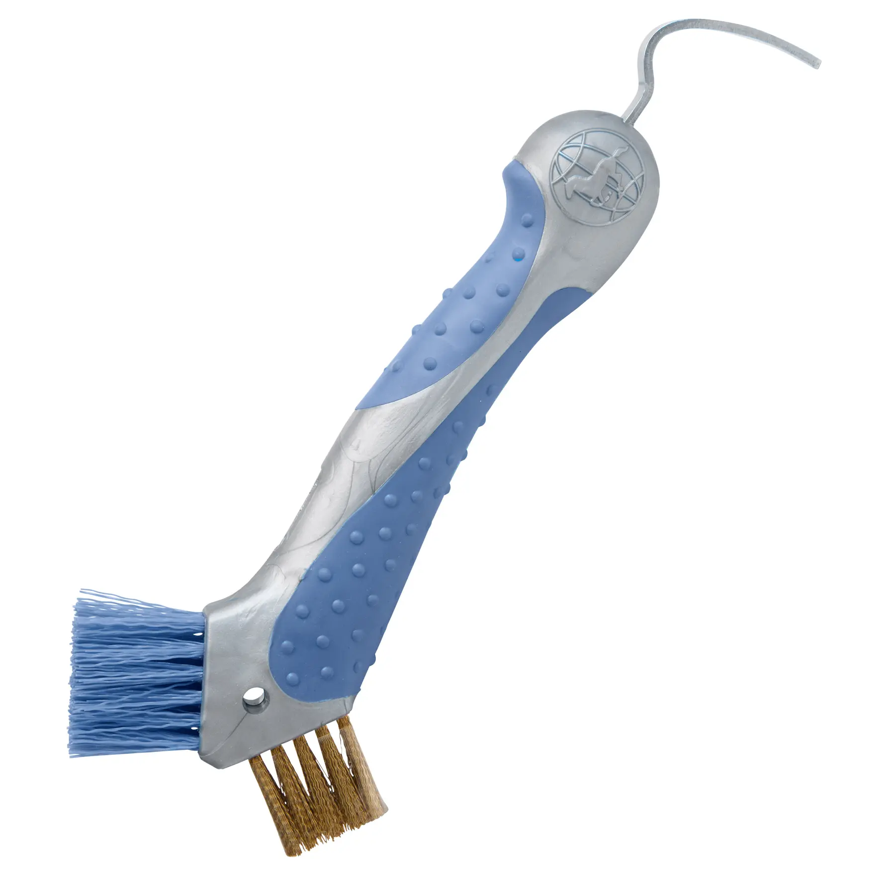 Imperial Riding Bleu Horse Hoof Pick With Brush Scraper