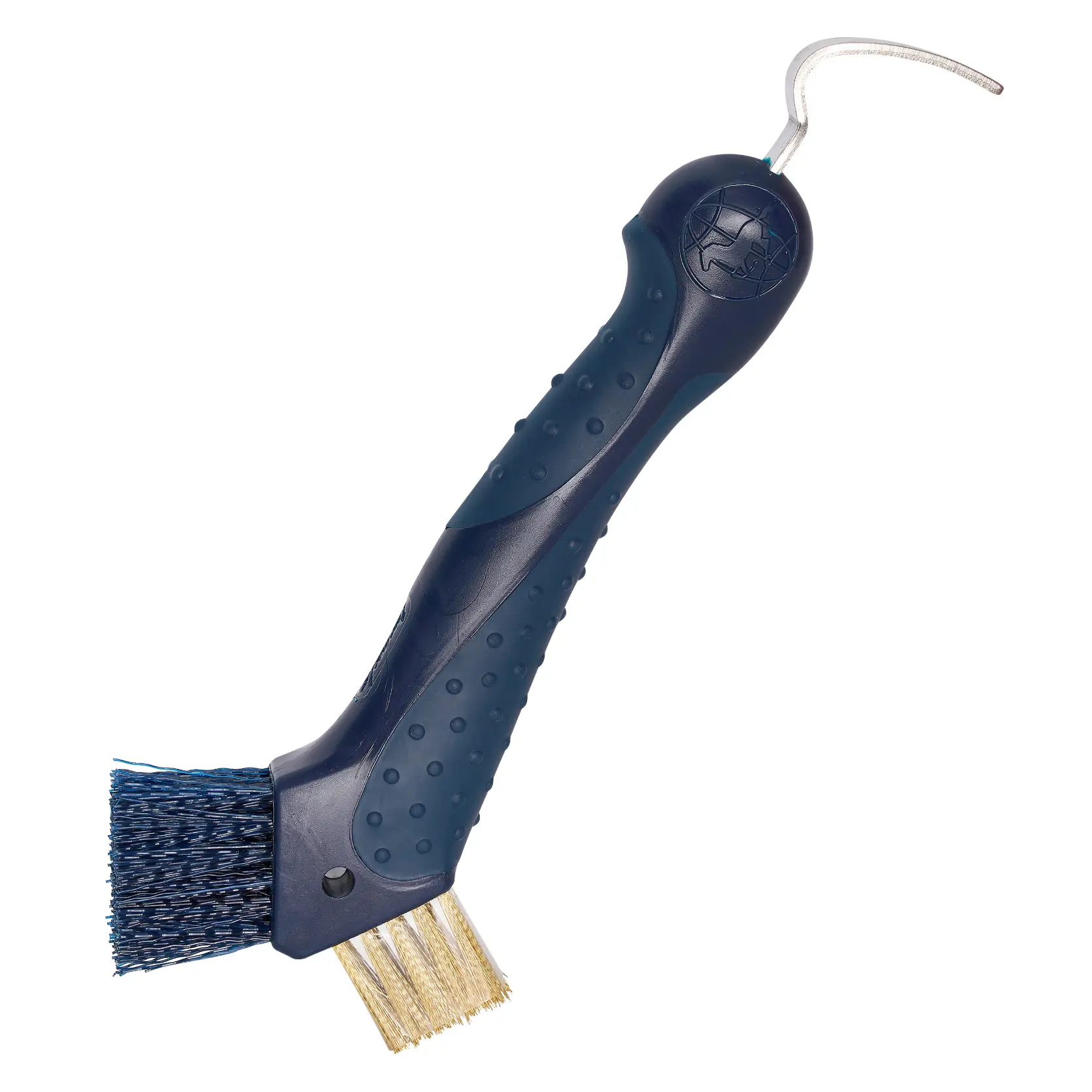 Imperial Riding Bleu Horse Hoof Pick With Brush Scraper
