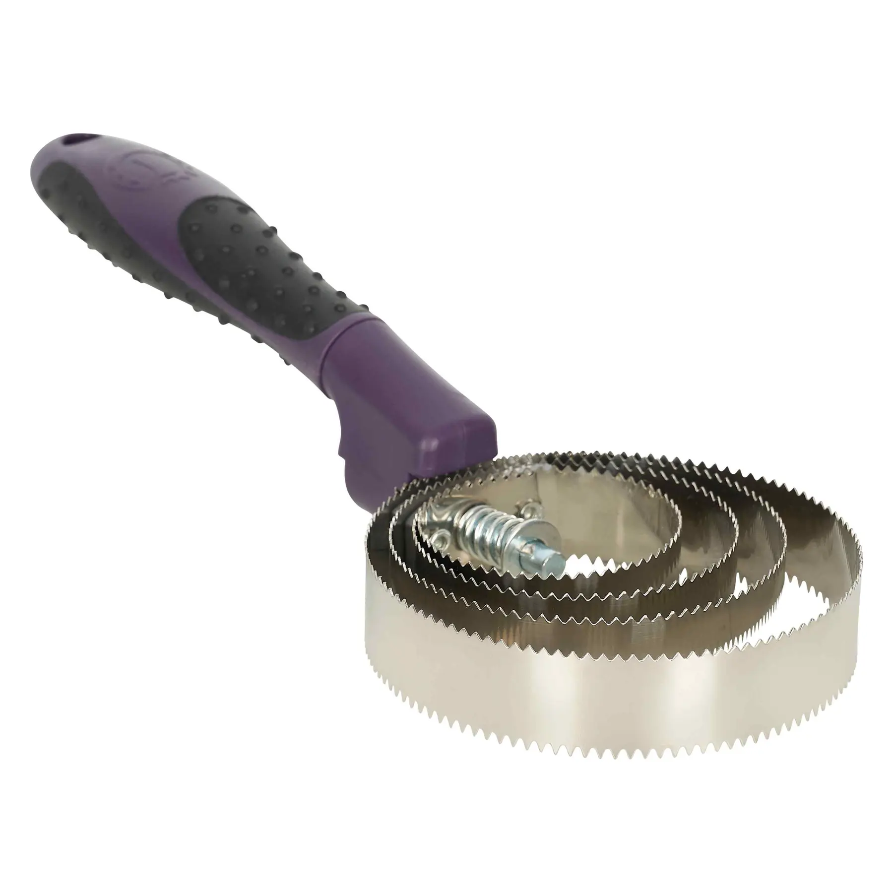 Imperial Riding Violet Curry Comb Grippy