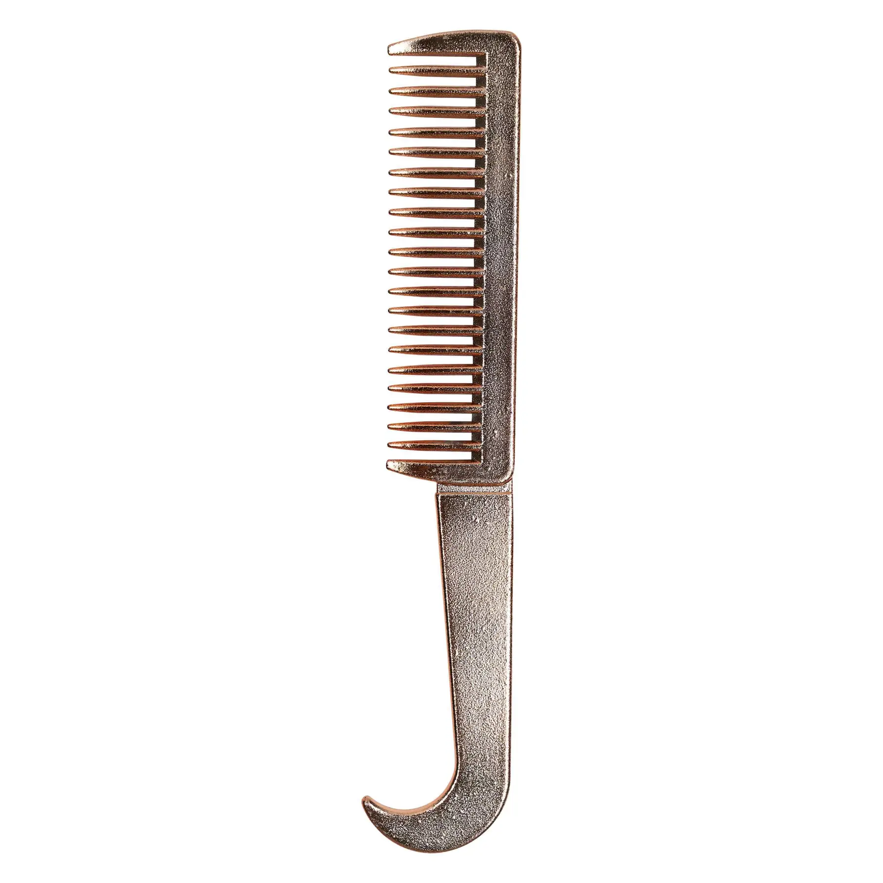 Imperial Riding Rose Iron Horsehair Comb With Handle