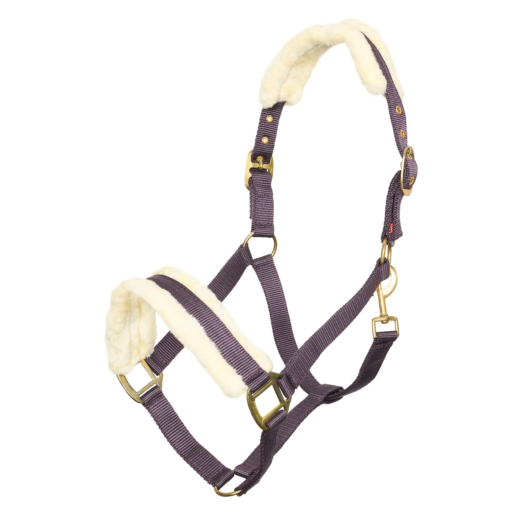 Imperial Riding Rouge Horse Halter With Faux Fur Classic Fur
