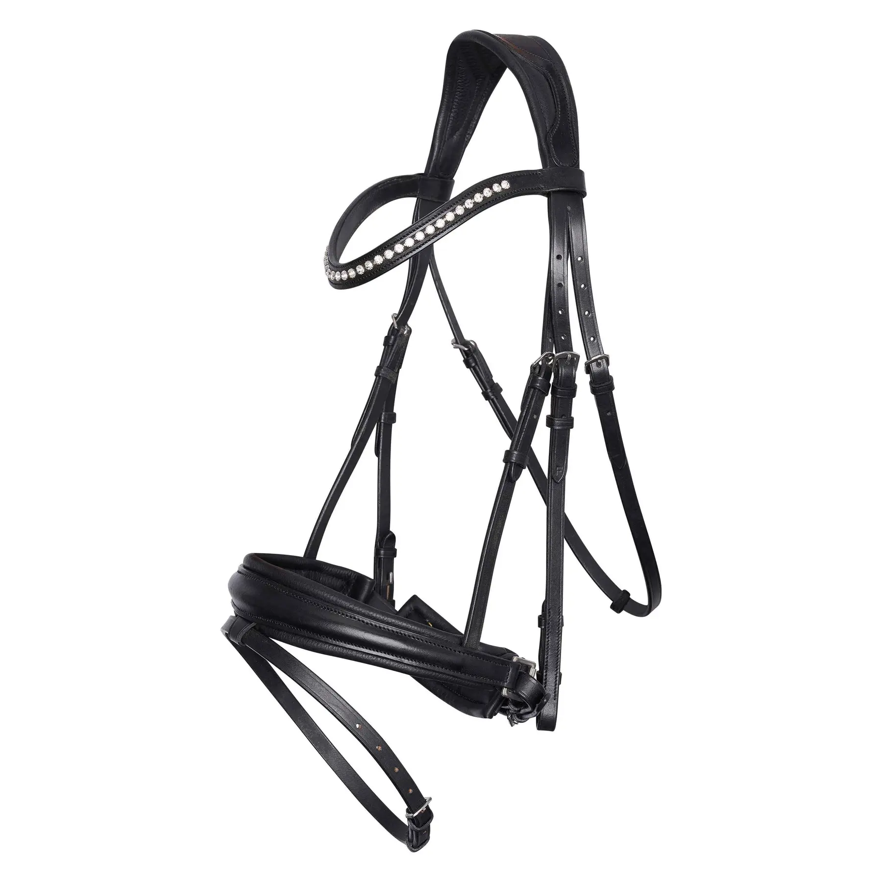 Imperial Riding Noir Riding Bridle + Noseband Fria