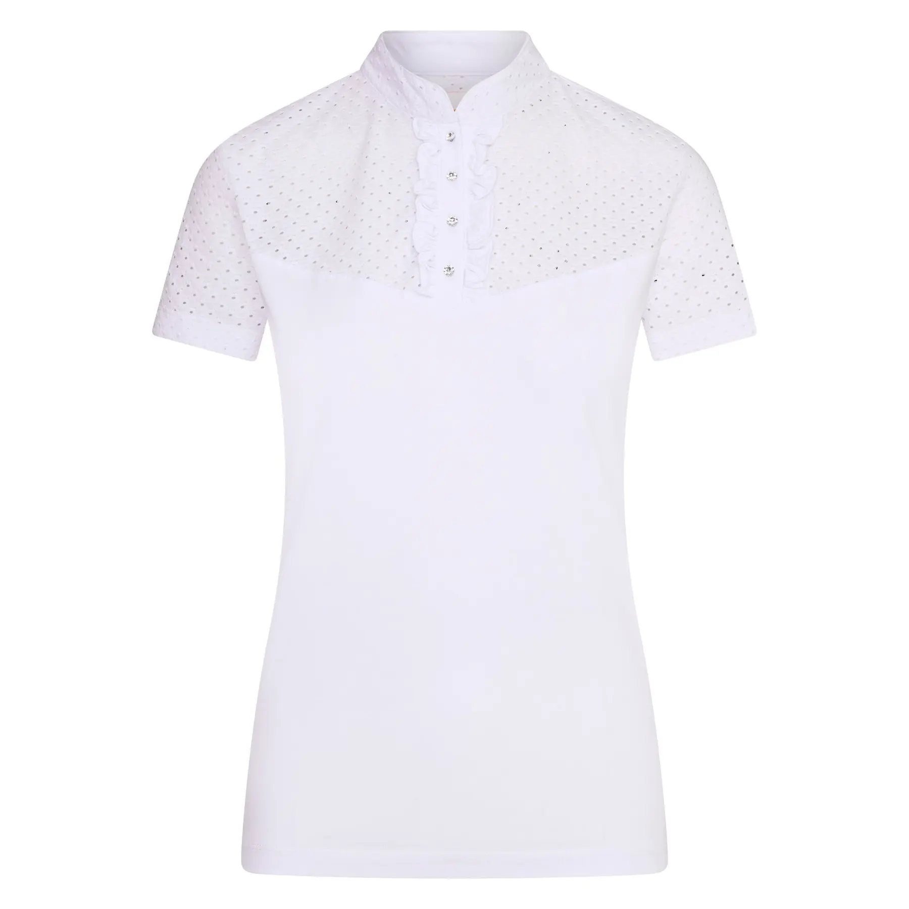Imperial Riding Women's Blanc Riding Polo Shirt Lulu
