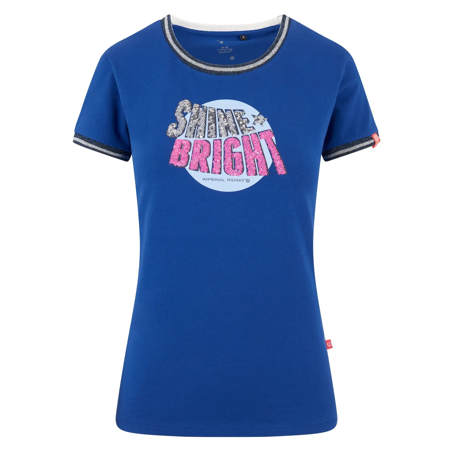 Imperial Riding Women's Bleu T-Shirt Shine Bright