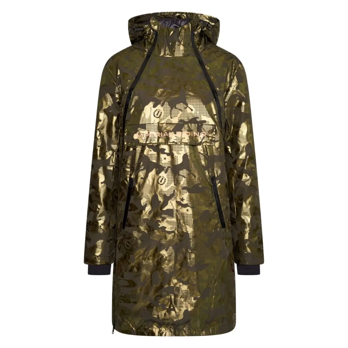 Veste imperméable équitation longue à capuche femme Imperial Riding Dalia