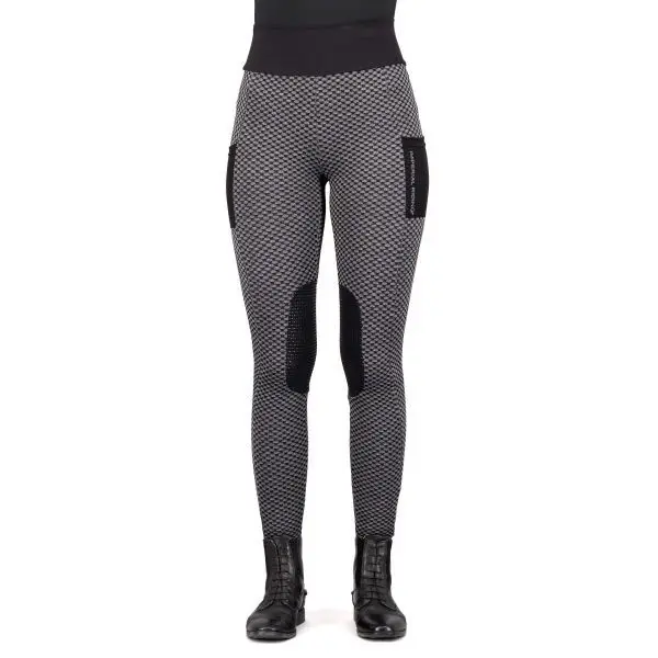 Comparer les prix de Legging équitation mid grip fille Imperial Riding Diamond Bubble
