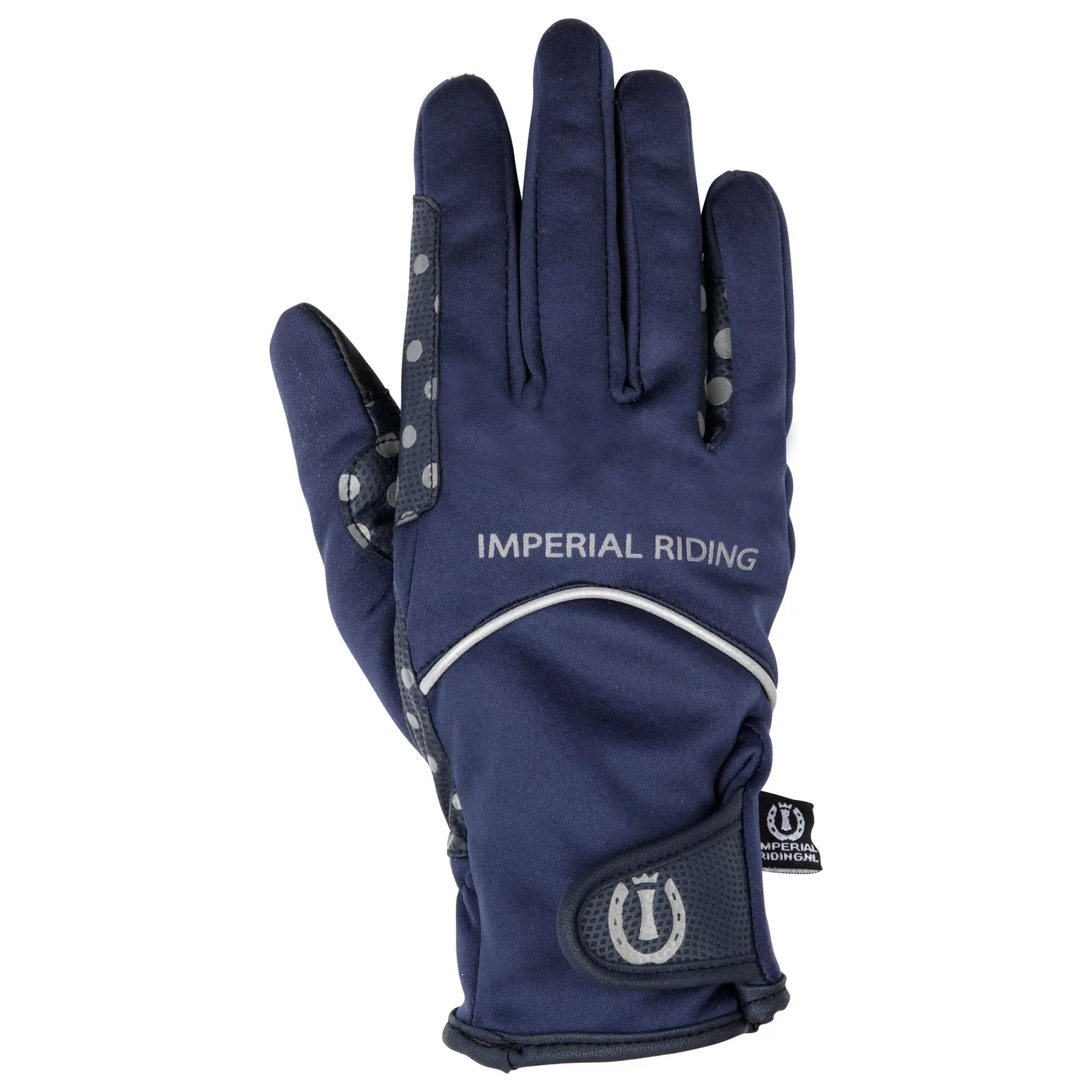 Imperial Riding Bleu Riding Gloves Stay Warm