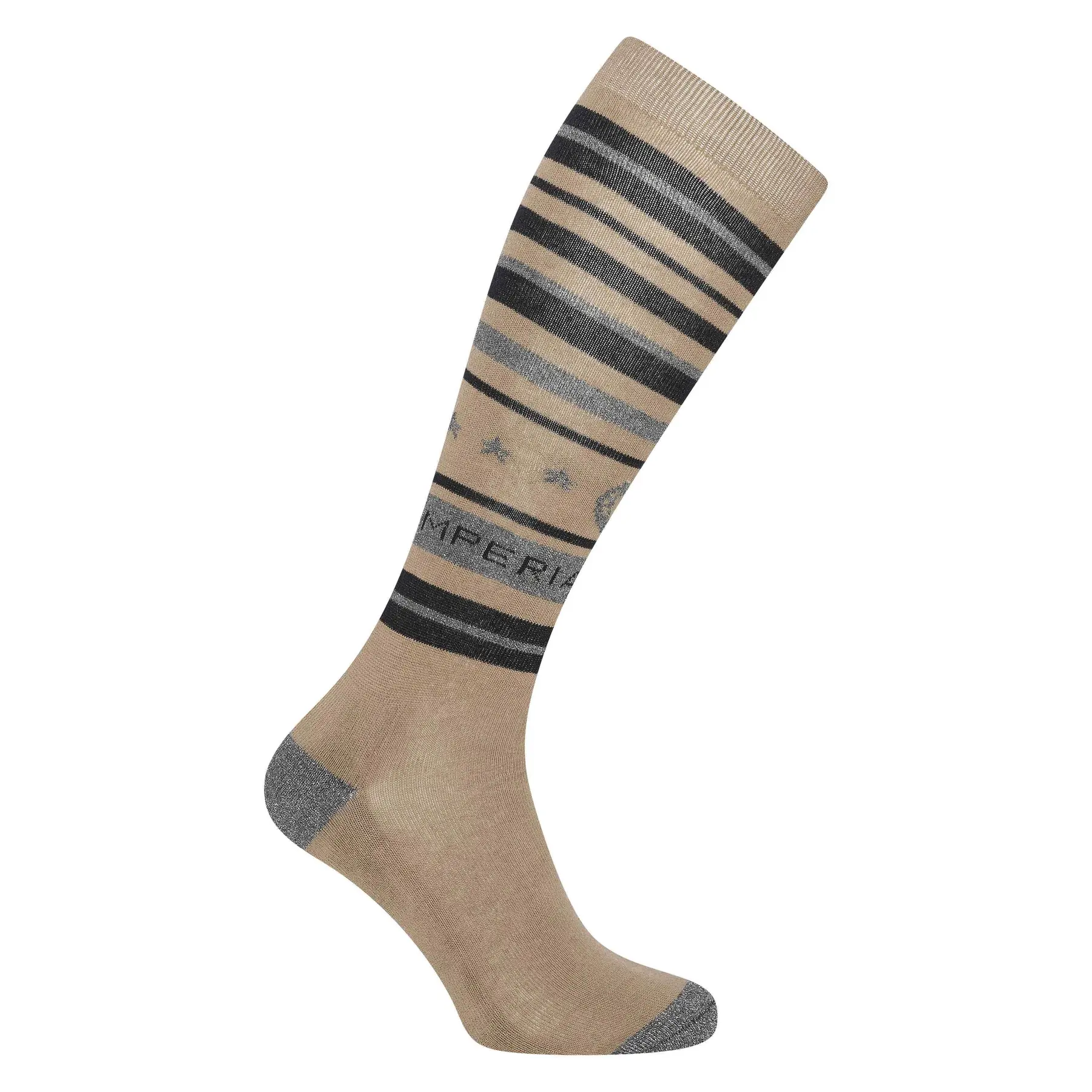 Comparer les prix de Chaussettes équitation femme Imperial Riding Stripy Sparkle
