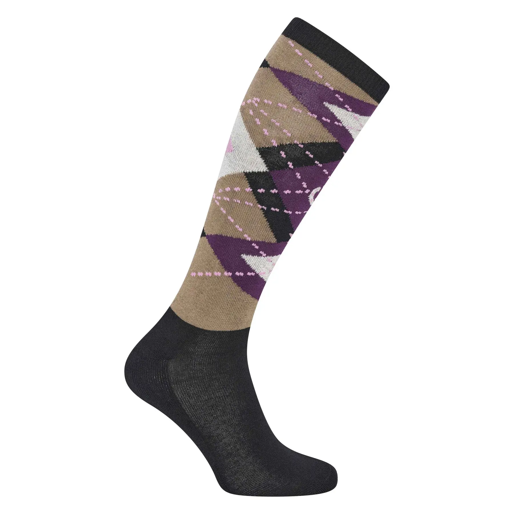 Imperial Riding Women's Marron Riding Socks Classic Twist