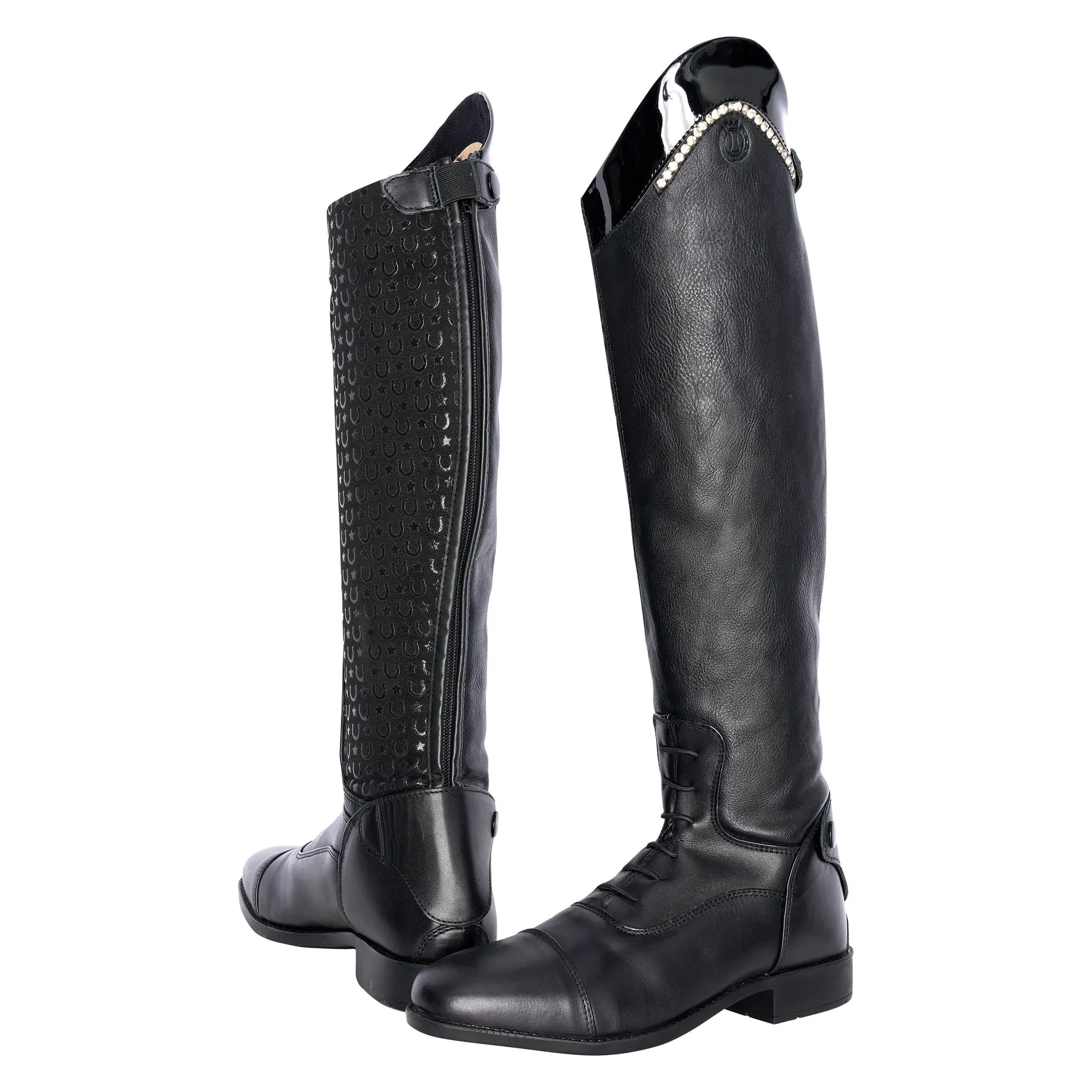 Imperial Riding Noir Riding Boots For Children Walker Glam