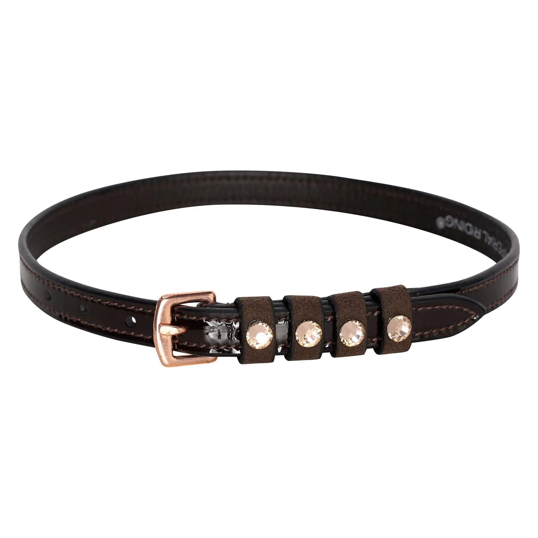 Imperial Riding Marron Leather Spur Straps For Horses Pardouz