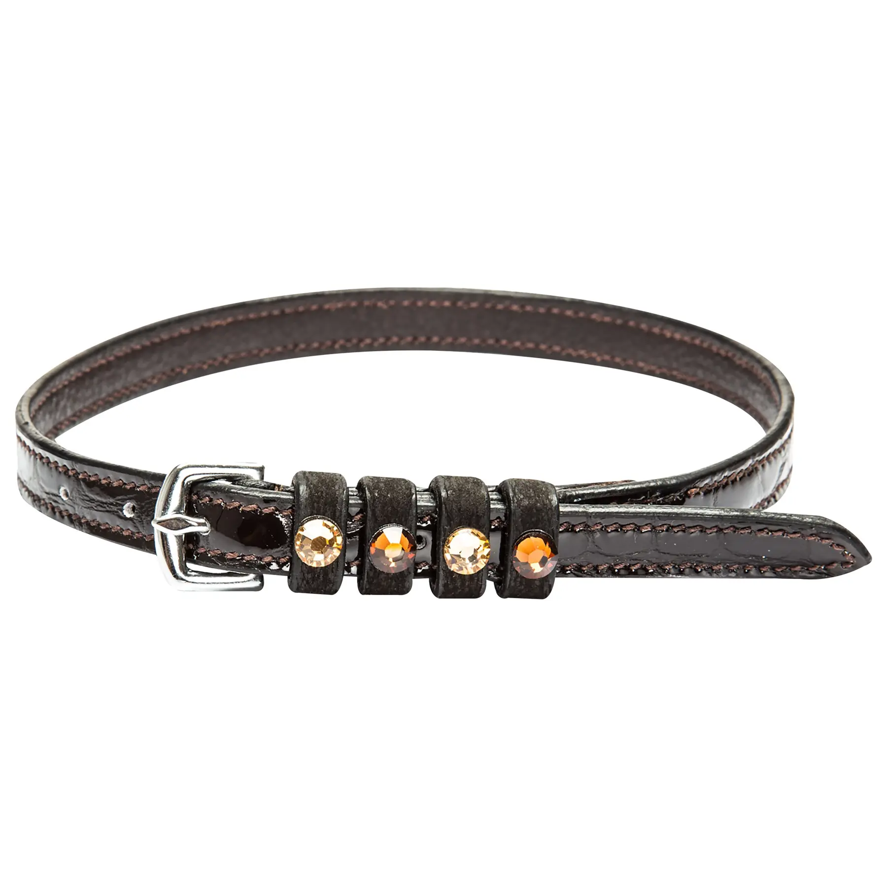 Imperial Riding Marron Leather Spur Straps For Horses Pardouz