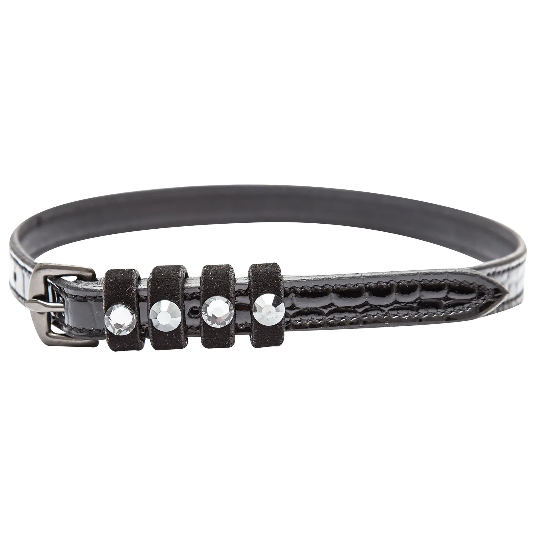 Imperial Riding Noir Leather Spur Straps For Horses Pardouz