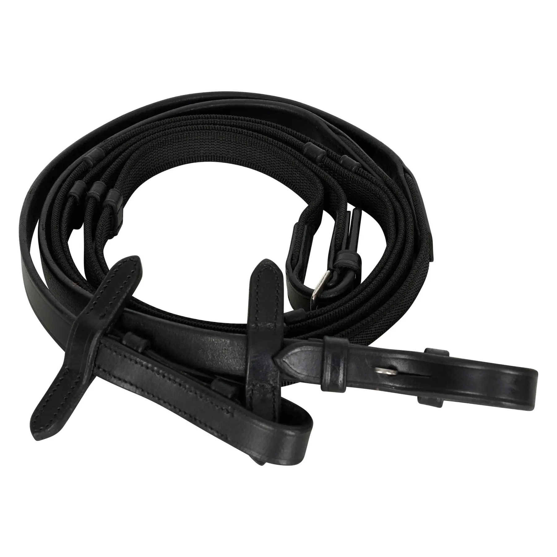 Imperial Riding Noir Horse Reins With Non-Slip Handle