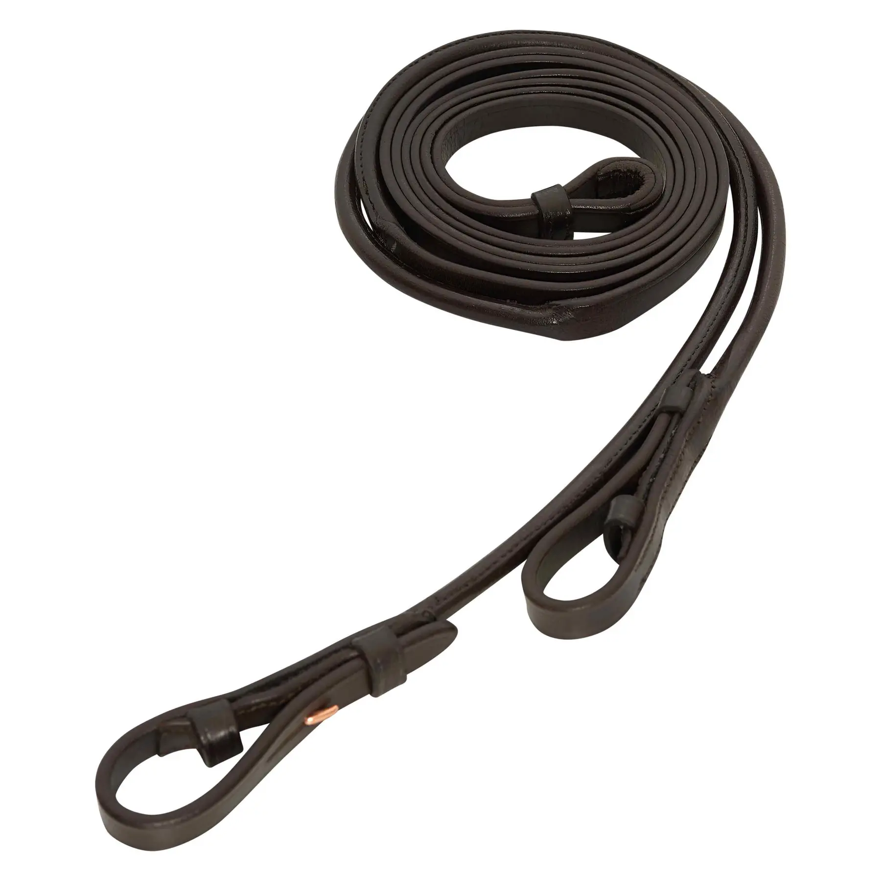 Imperial Riding Marron Round Stitched Reins For Horse Weymouth
