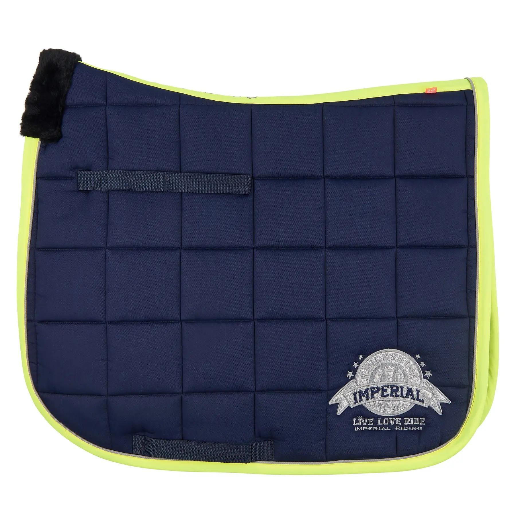 Imperial Riding Bleu Dressage Saddle Pad For Horses Ride And Shine