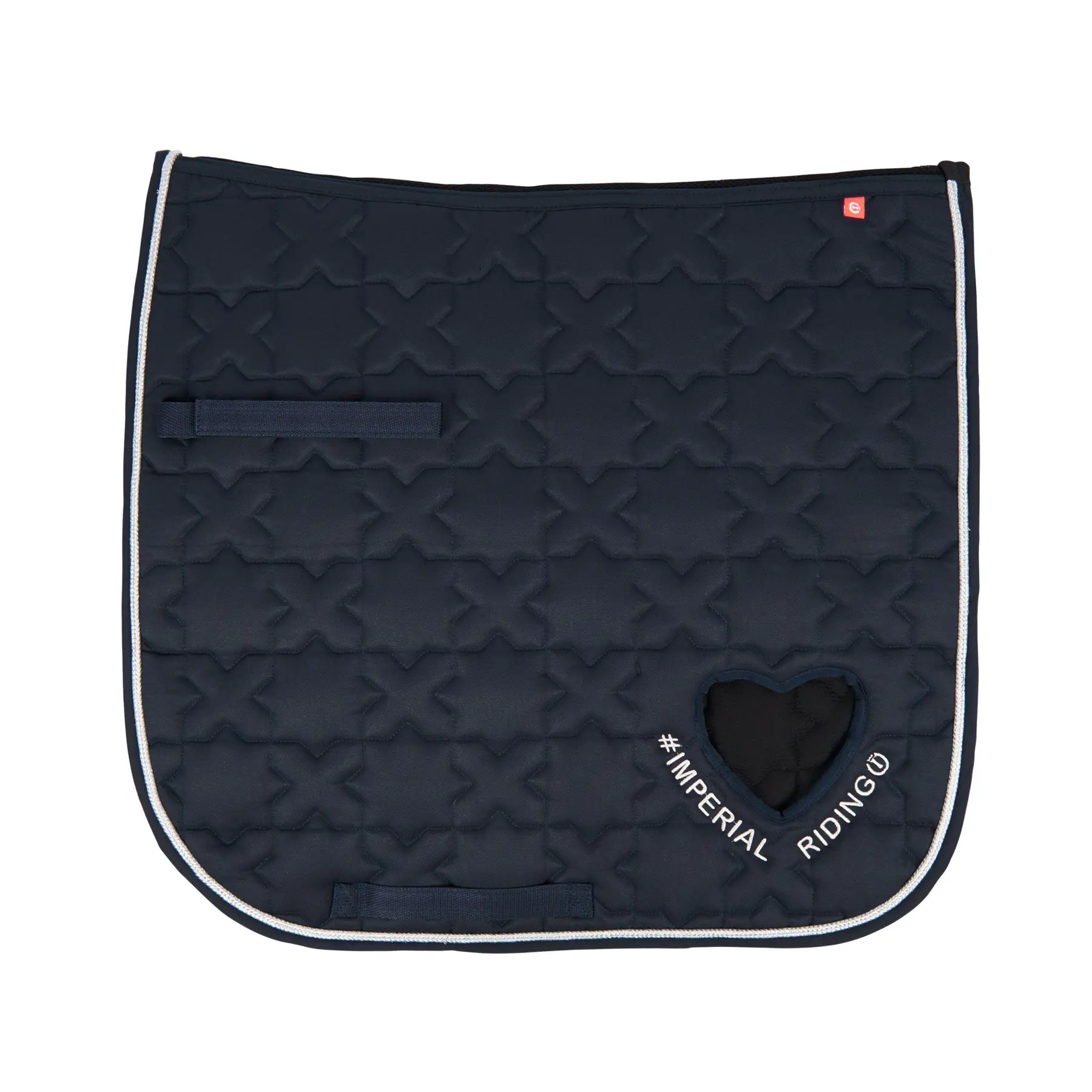 Imperial Riding Bleu Dressage Saddle Pad For Horses Symbol