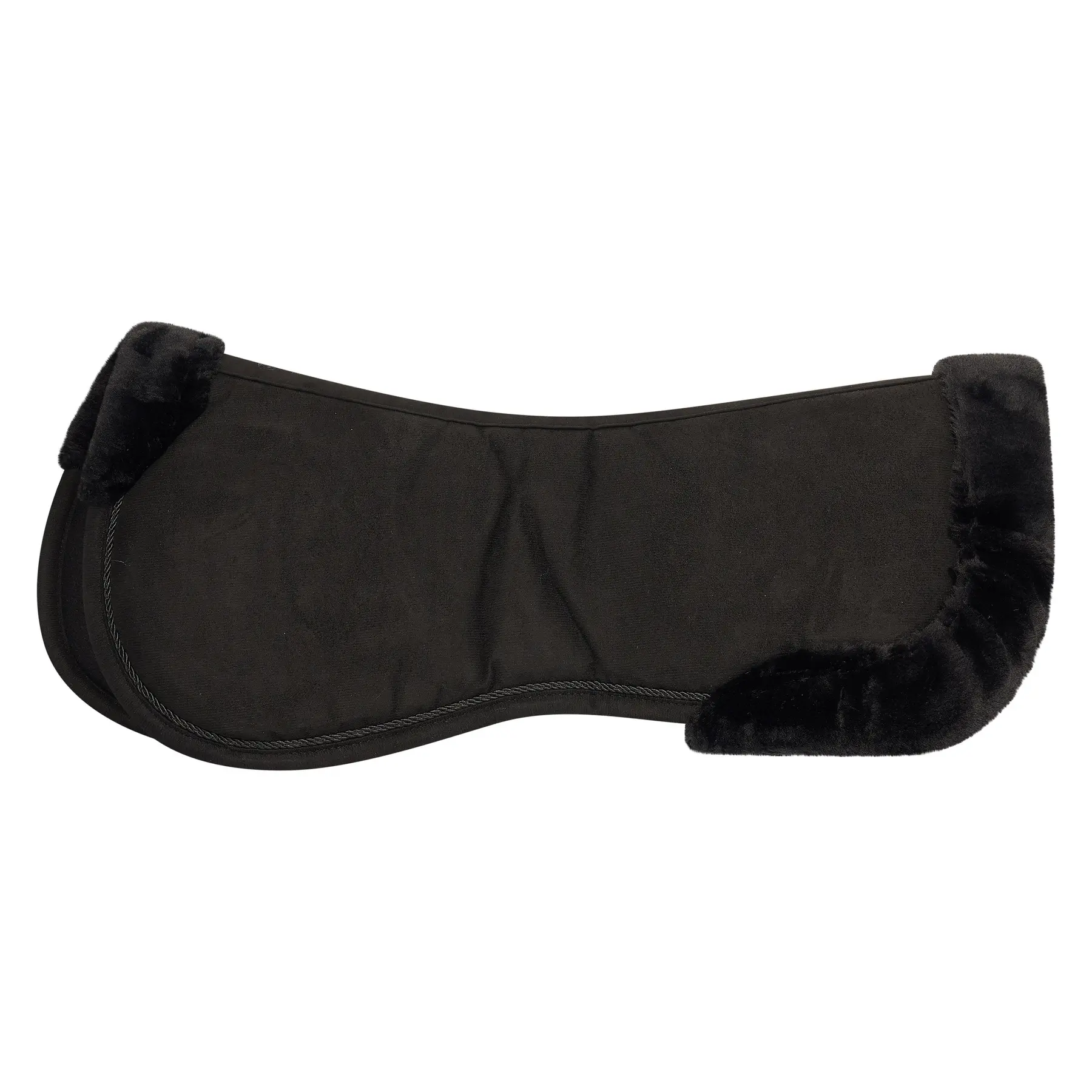 Imperial Riding Noir Saddle Pad Suede Fur