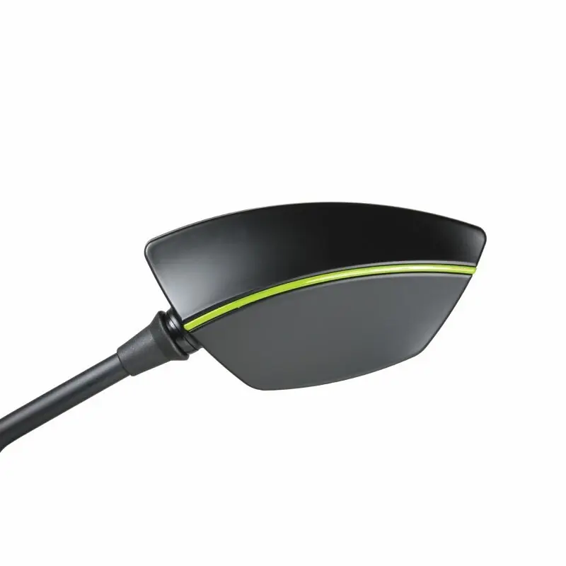 RÃ©troviseur gauche Chaft Summer homologuÃ© noir/vert