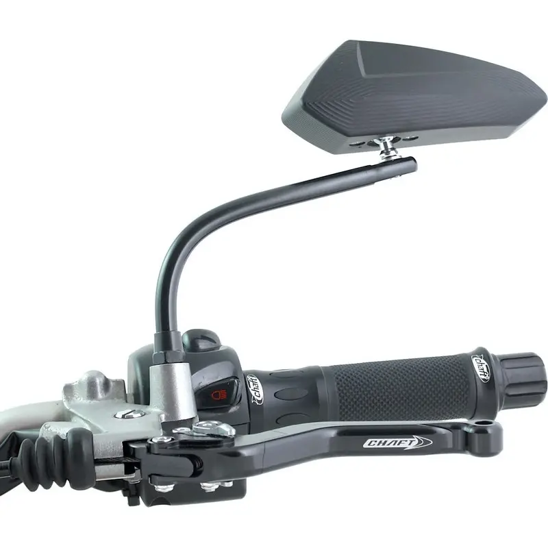 Das Paar Motorradspiegel Chaft silly titane diam 8
