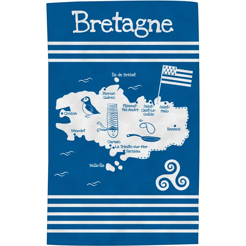 Drap de plage enfant Injuva Bretagne