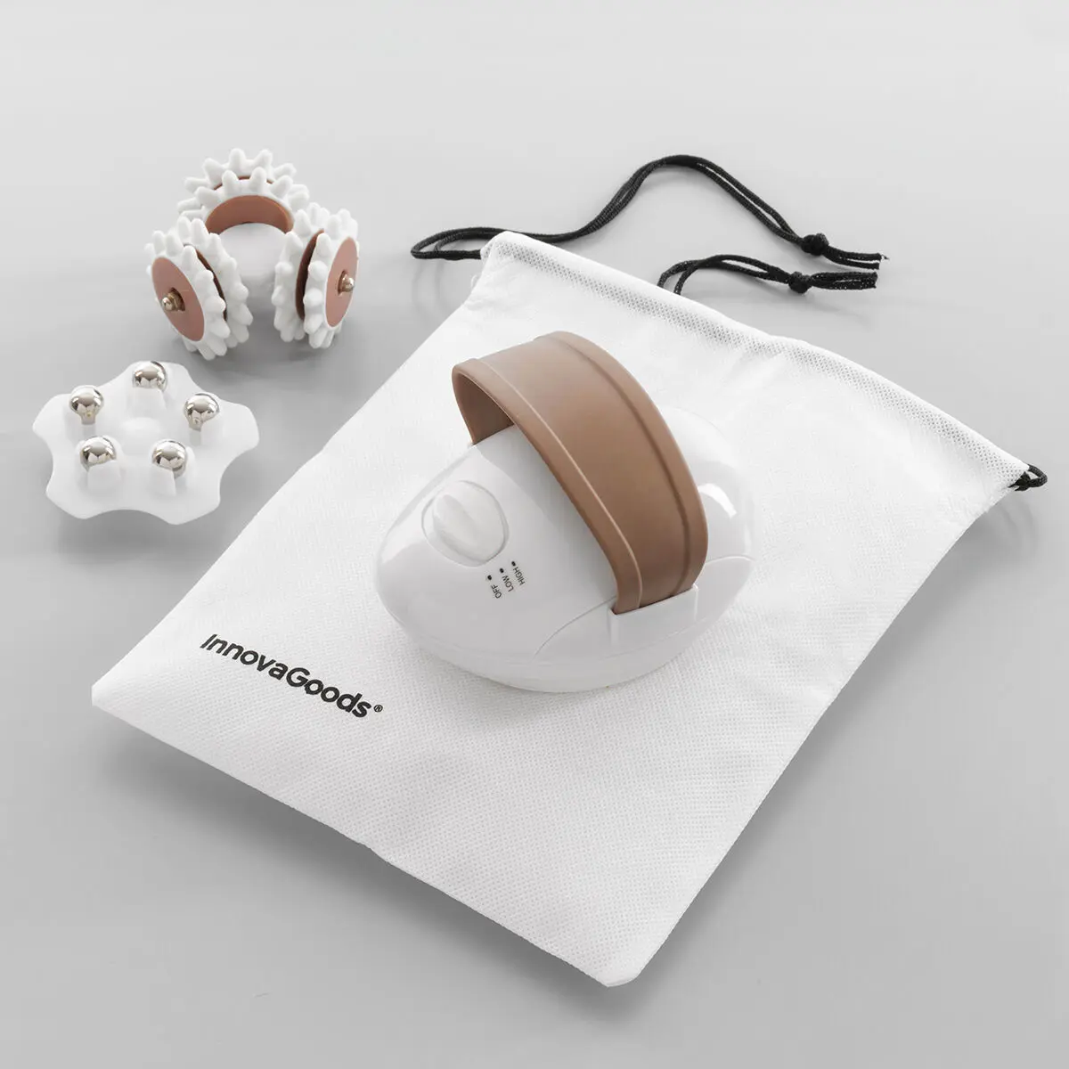 InnovaGoods Masseur électrique anti-cellulite , Blanc, Taille TU