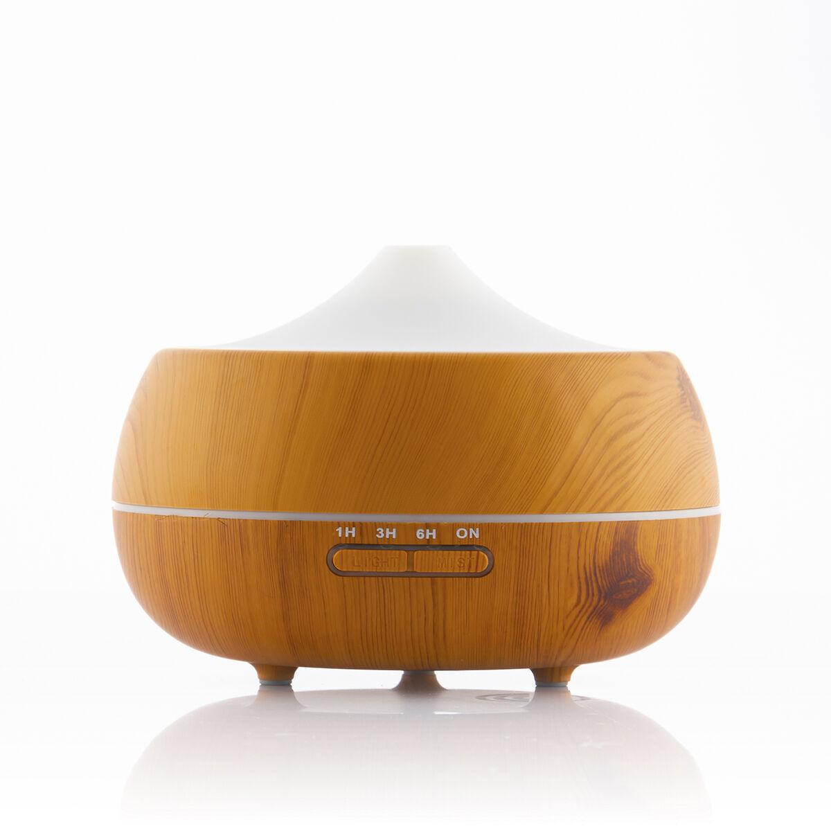8435527812706 - Luftbefeuchter Aroma Diffusor Multicolor-LED Wooden-Effect InnovaGoods