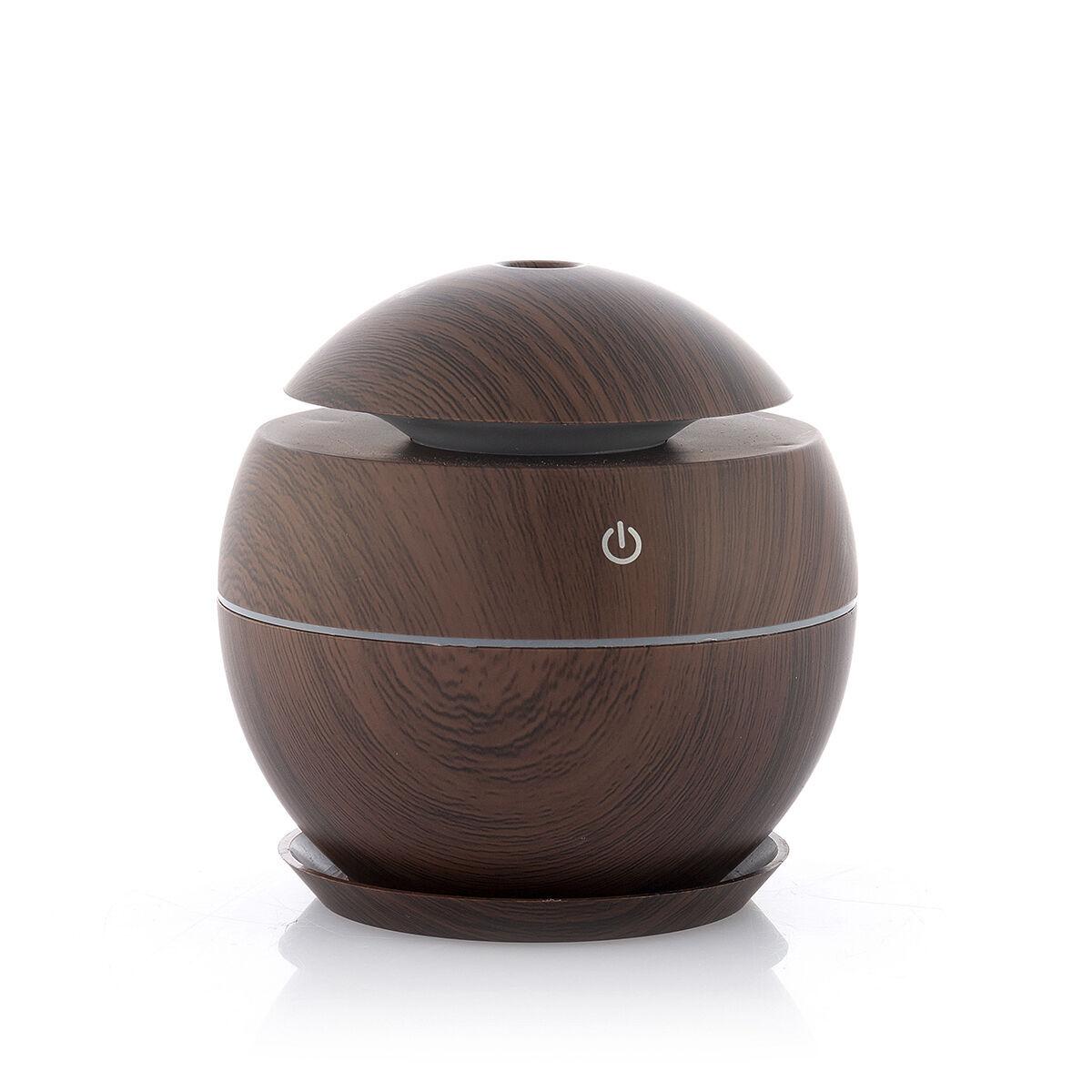 8435527814588 - Innovagoods - Mini-Aroma-Diffusor-Luftbefeuchter Nussbaum dunkel