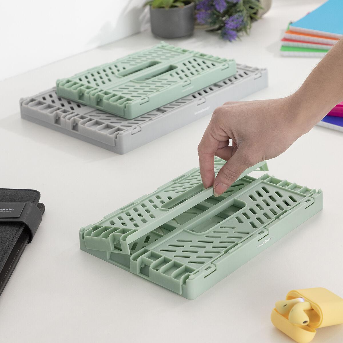 8435527817817 - Innovagoods - 3er-Set boxtor falt- und stapelbarer Organizer-Boxen v0103244