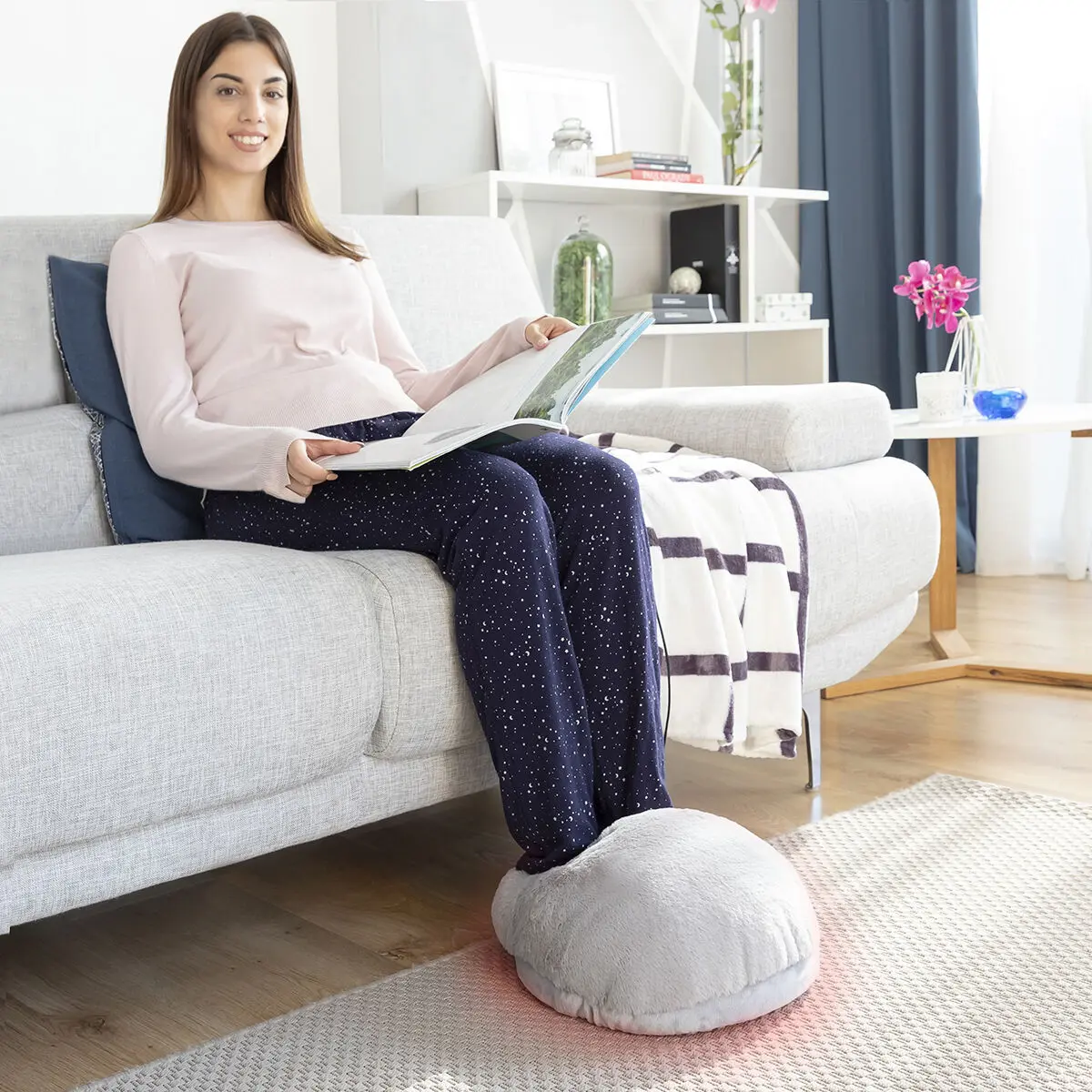 Chauffe-pieds électrique 2-en-1 InnovaGoods Elewa