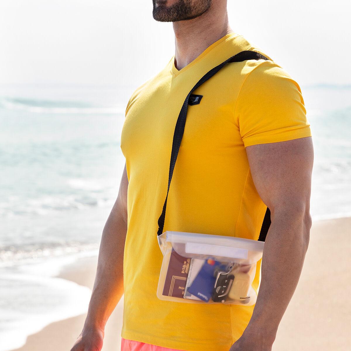 8435527824907 - Wasserdichte Bauchtasche mit verstellbarem Gurt Wannis (x2)